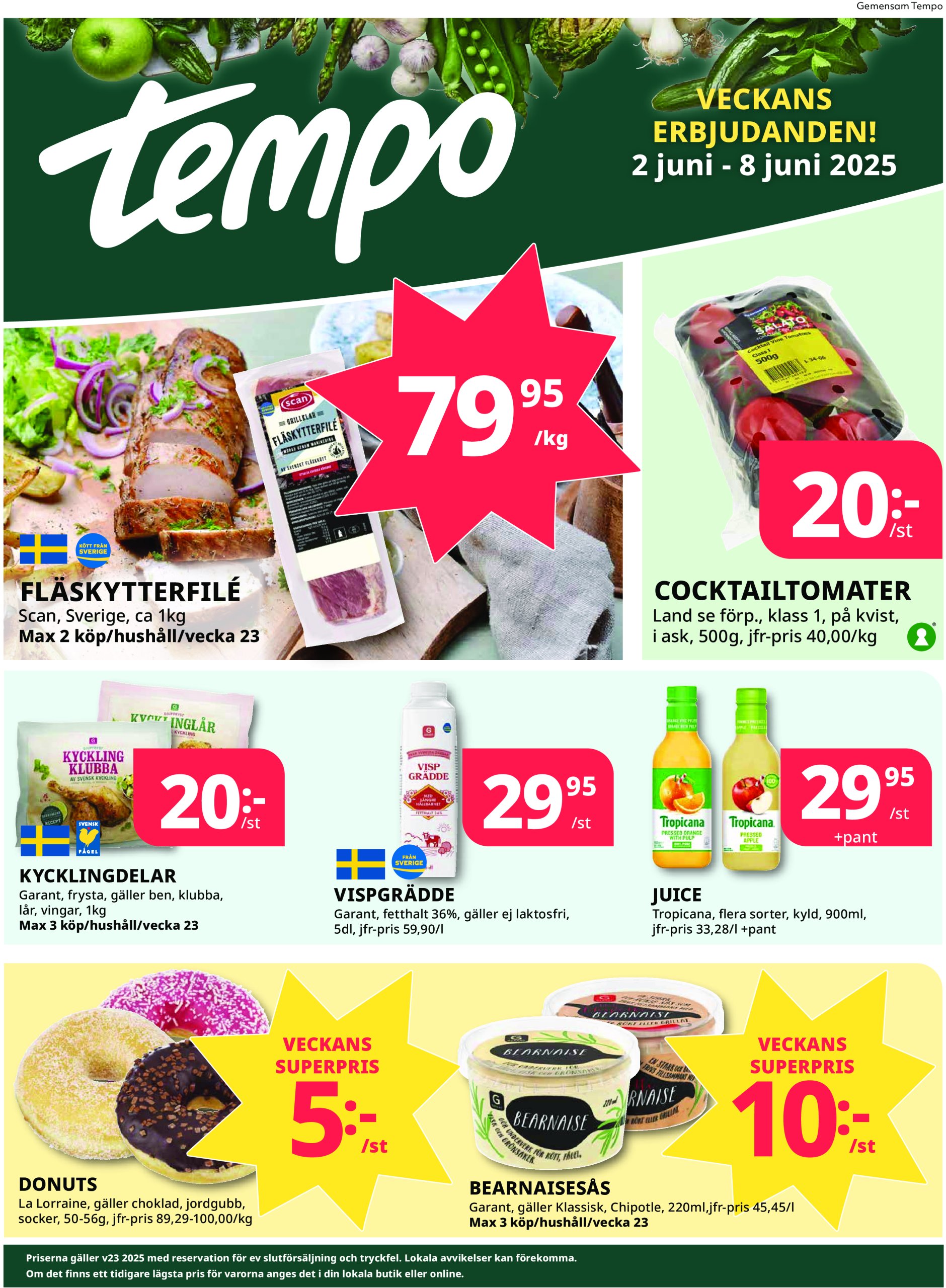 tempo - Tempo-reklambladet giltigt från 02/06 - 08/06