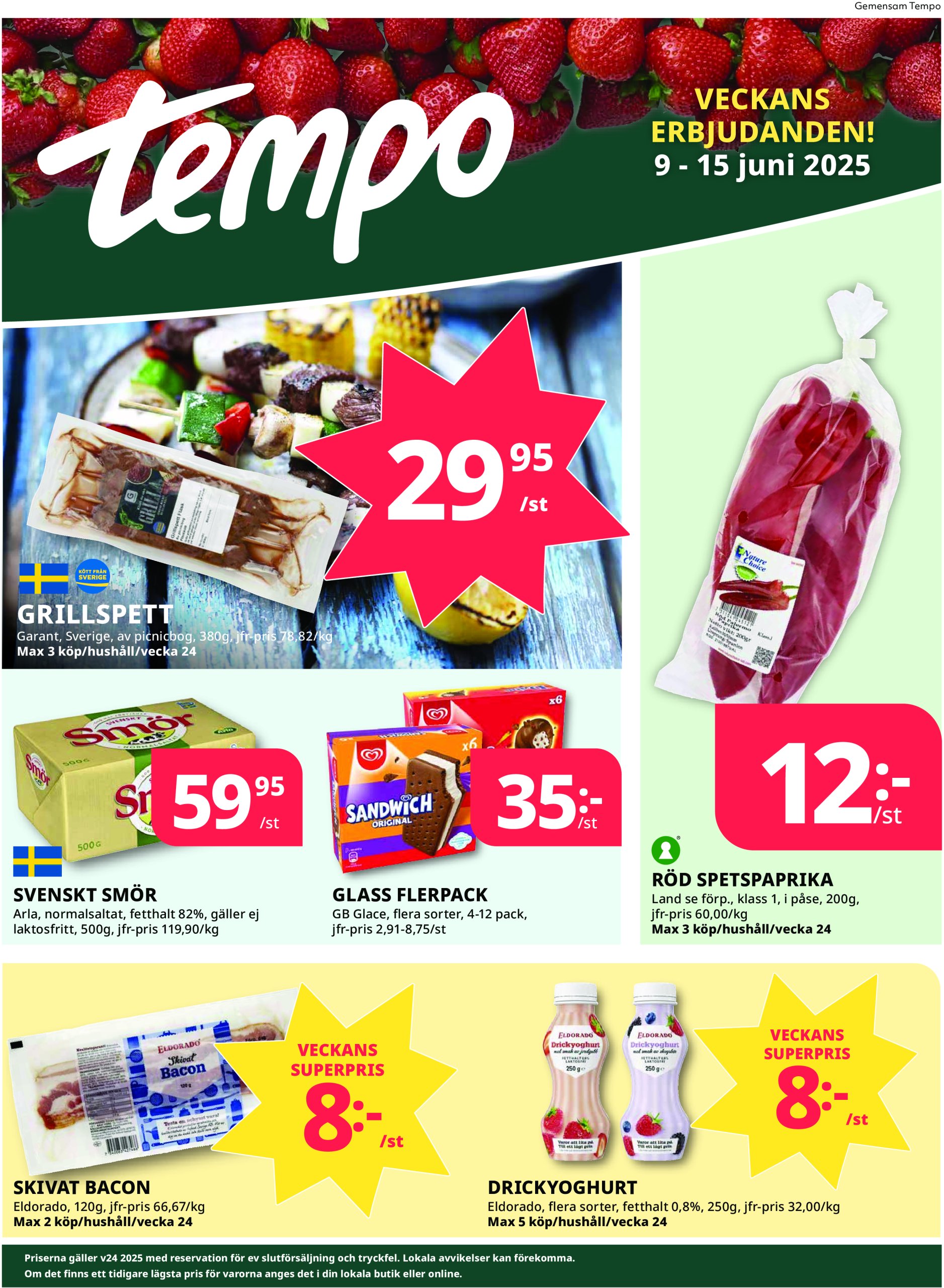 tempo - Tempo-reklambladet giltigt från 09/06 - 15/06