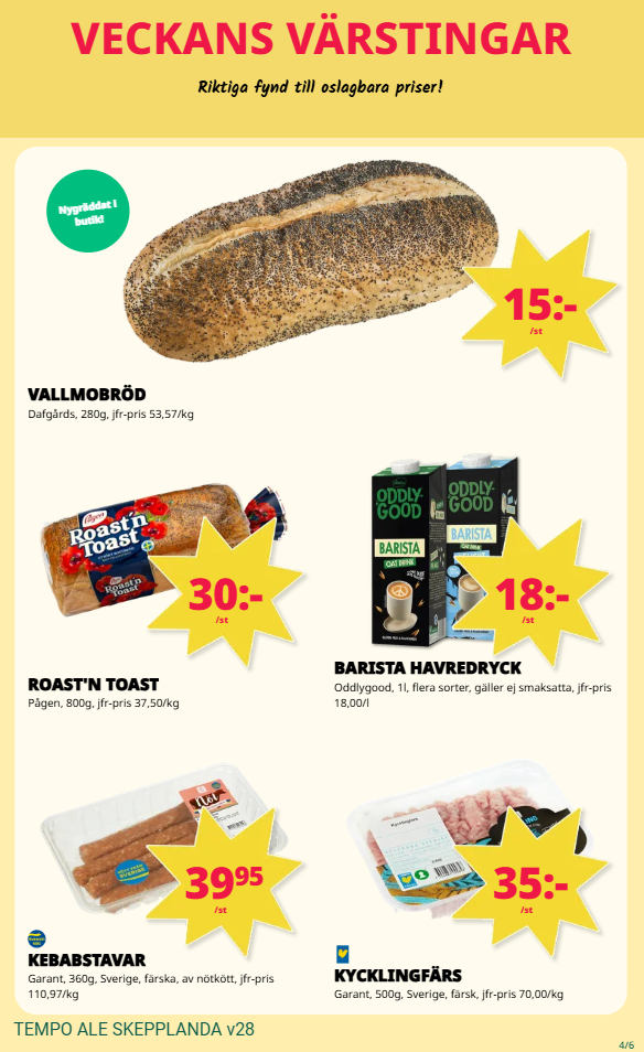 tempo - Tempo-reklambladet giltigt från 07/07 - 13/07 - page: 4