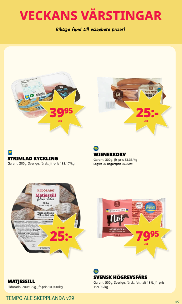 tempo - Tempo-reklambladet giltigt från 14/07 - 20/07 - page: 4