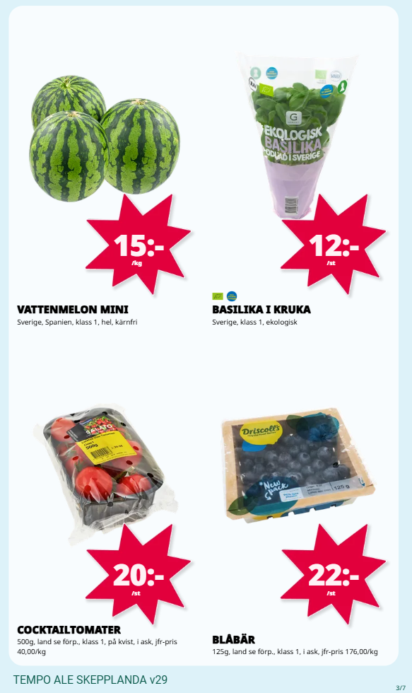 tempo - Tempo-reklambladet giltigt från 14/07 - 20/07 - page: 3