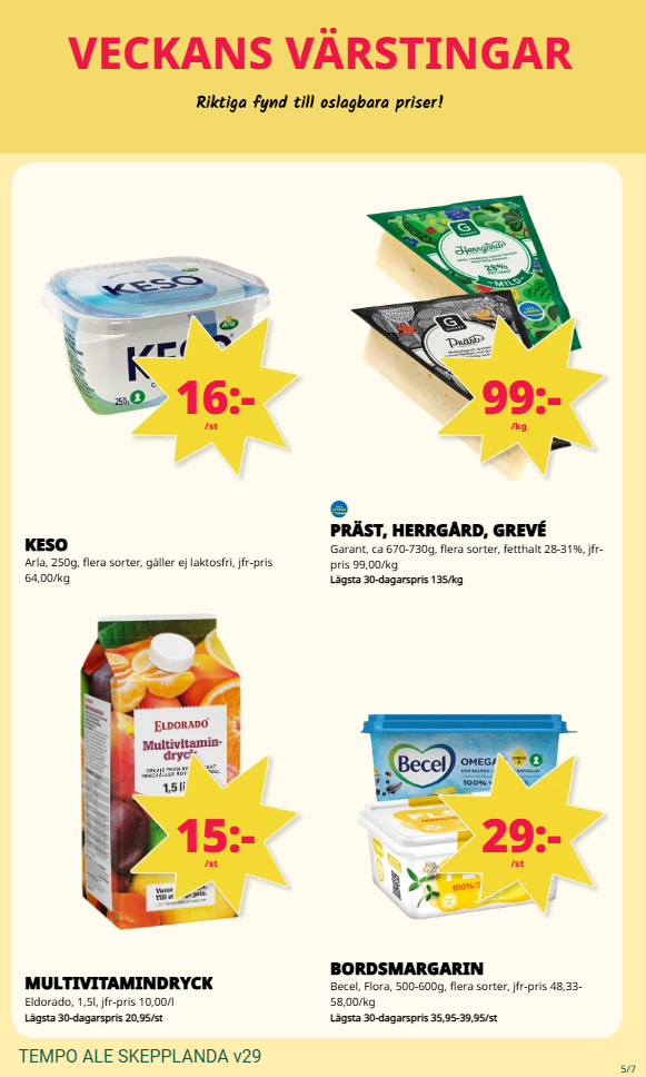 tempo - Tempo-reklambladet giltigt från 14/07 - 20/07 - page: 5