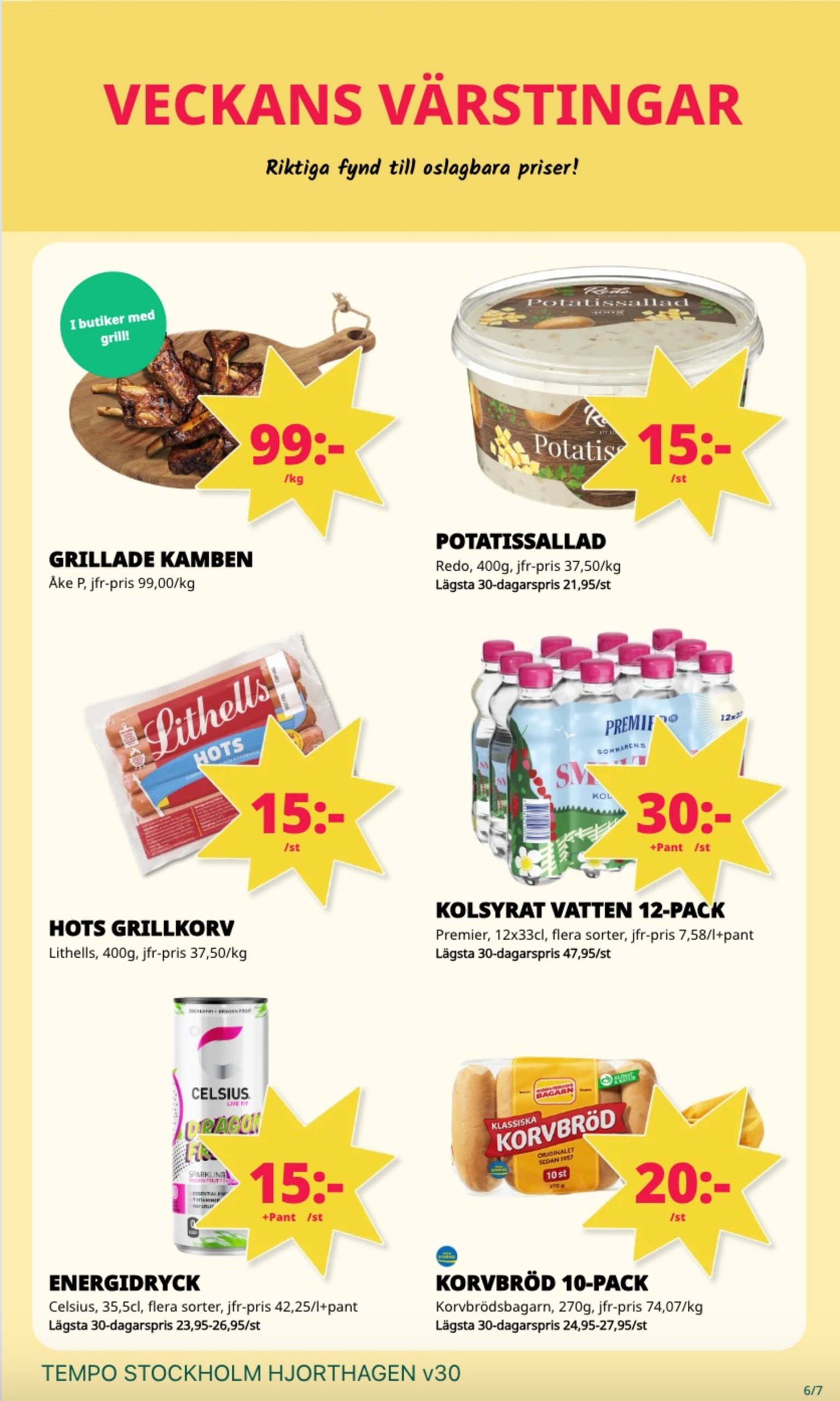 tempo - Tempo-reklambladet giltigt från 21/07 - 27/07 - page: 6