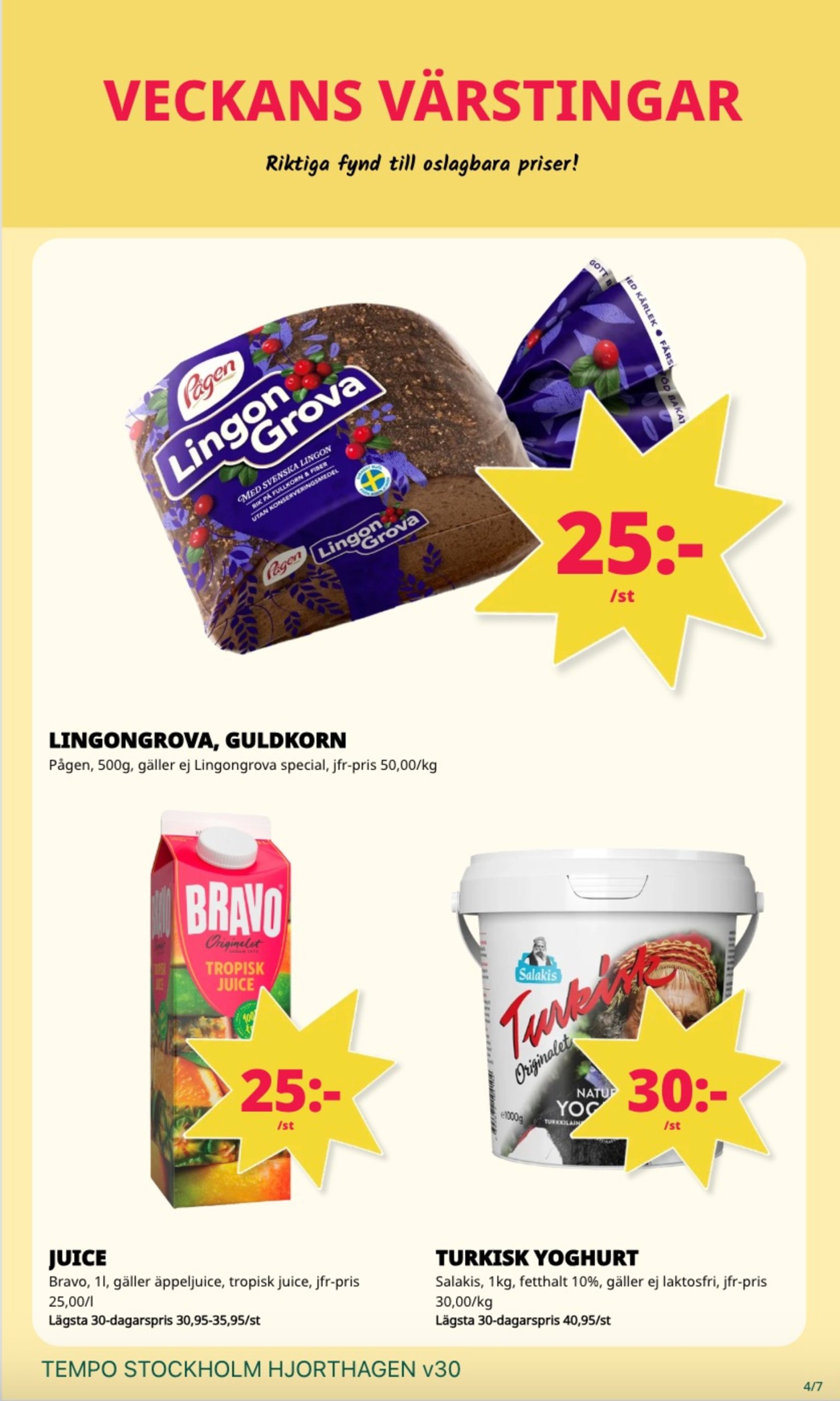 tempo - Tempo-reklambladet giltigt från 21/07 - 27/07 - page: 4