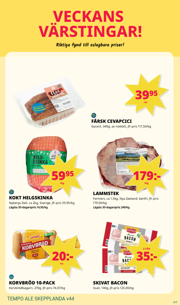 tempo - Tempo-reklambladet giltigt från 27/10 - 02/11 - page: 4