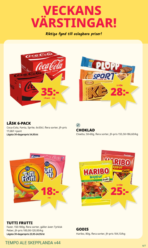 tempo - Tempo-reklambladet giltigt från 27/10 - 02/11 - page: 6