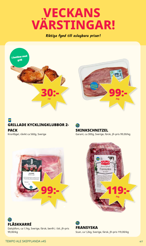 tempo - Tempo-reklambladet giltigt från 03/11 - 09/11 - page: 4