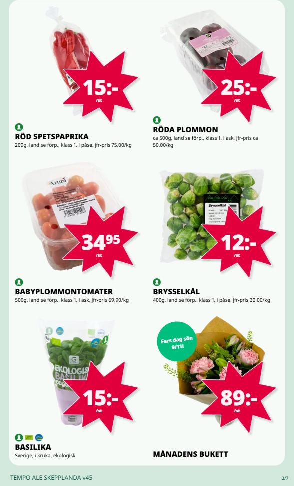 tempo - Tempo-reklambladet giltigt från 03/11 - 09/11 - page: 3