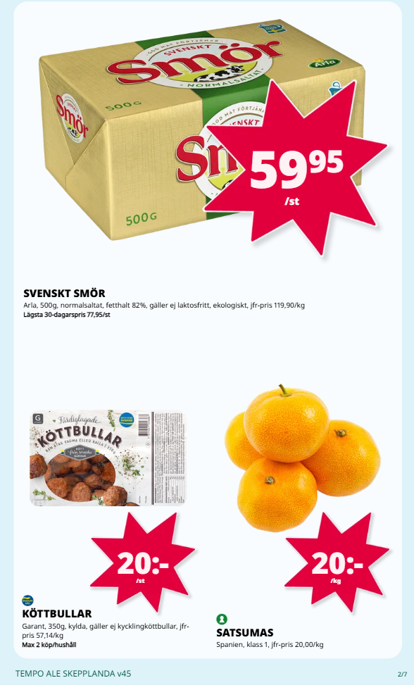 tempo - Tempo-reklambladet giltigt från 03/11 - 09/11 - page: 2