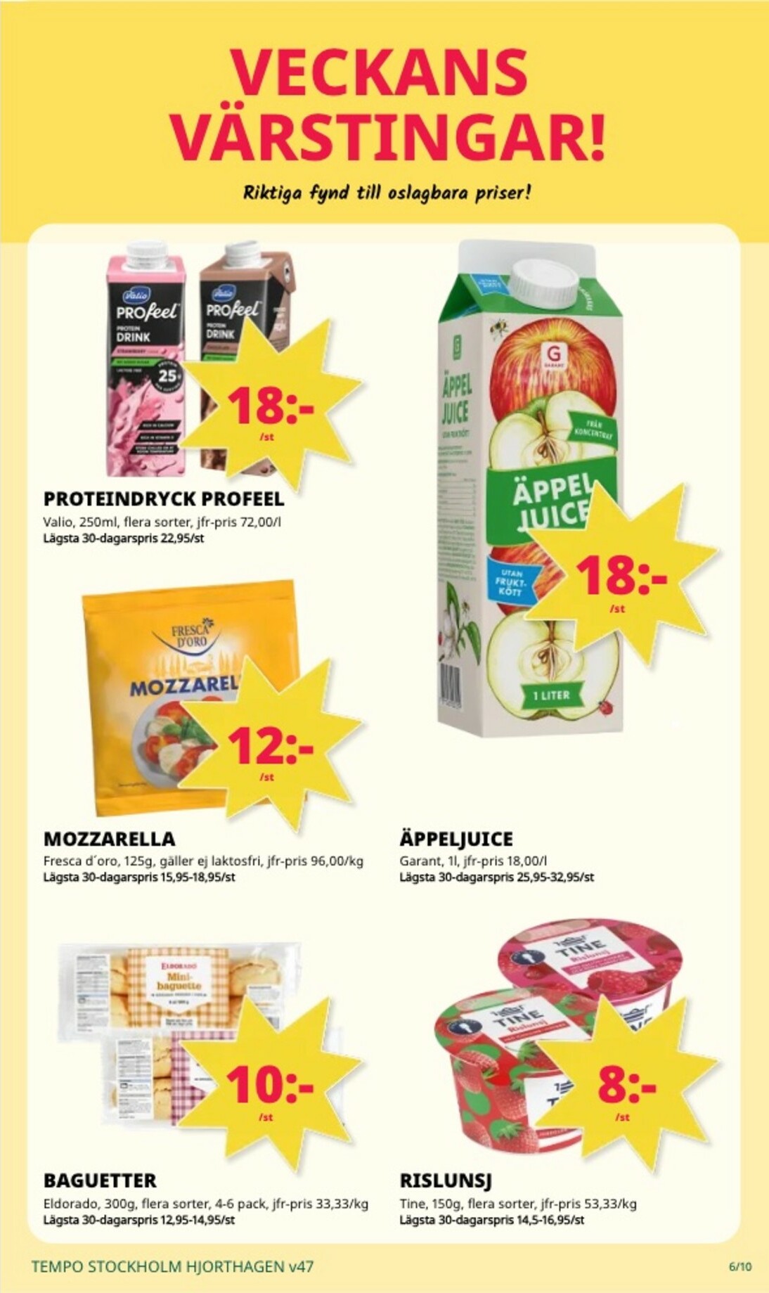 tempo - Tempo-reklambladet giltigt från 17/11 - 23/11 - page: 6