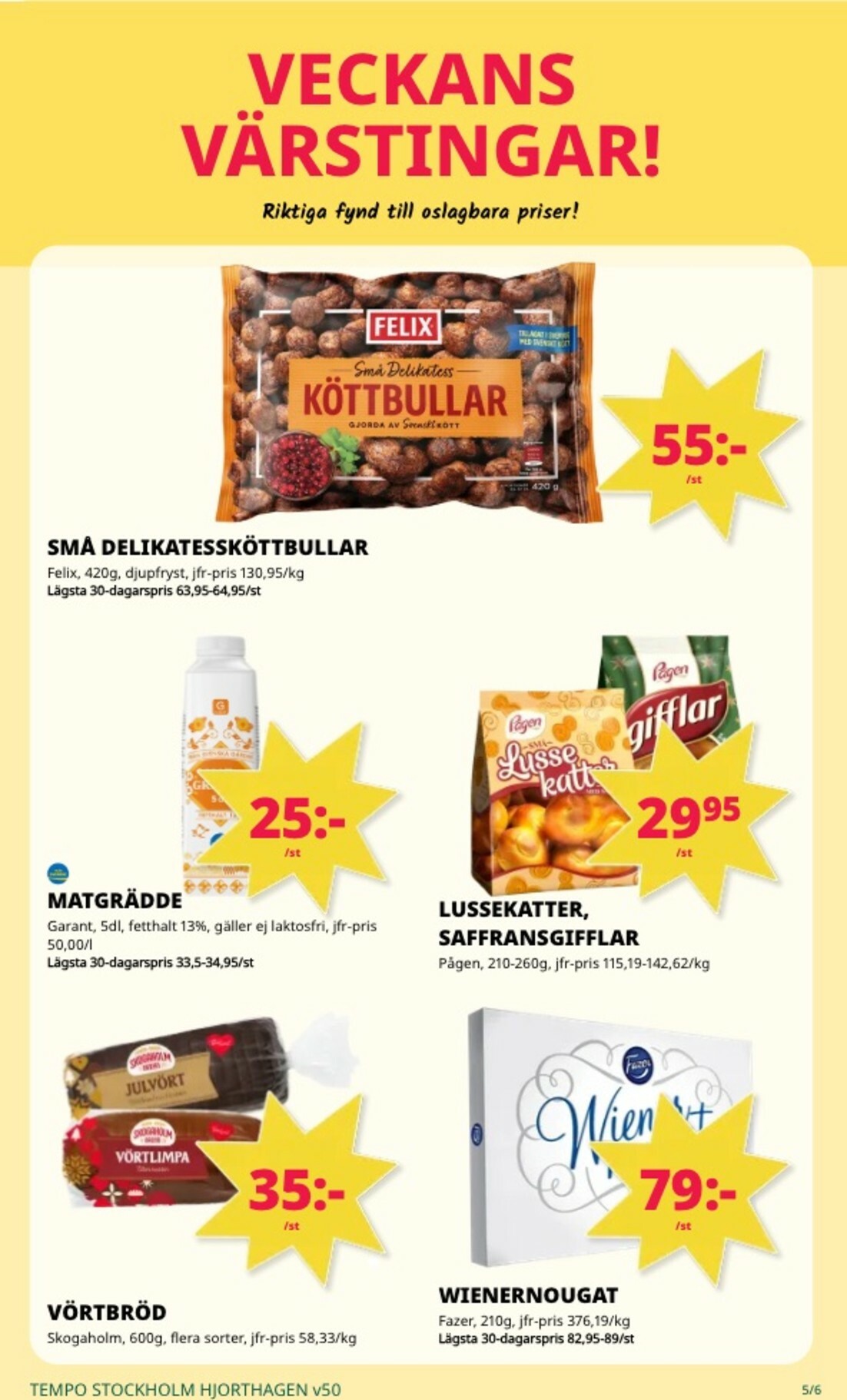 tempo - Tempo-reklambladet giltigt från 08/12 - 14/12 - page: 5