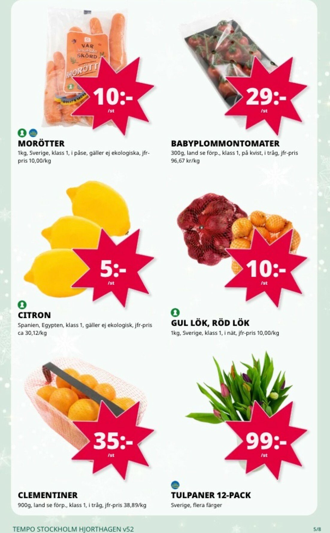 tempo - Tempo-reklambladet giltigt från 22/12 - 28/12 - page: 5