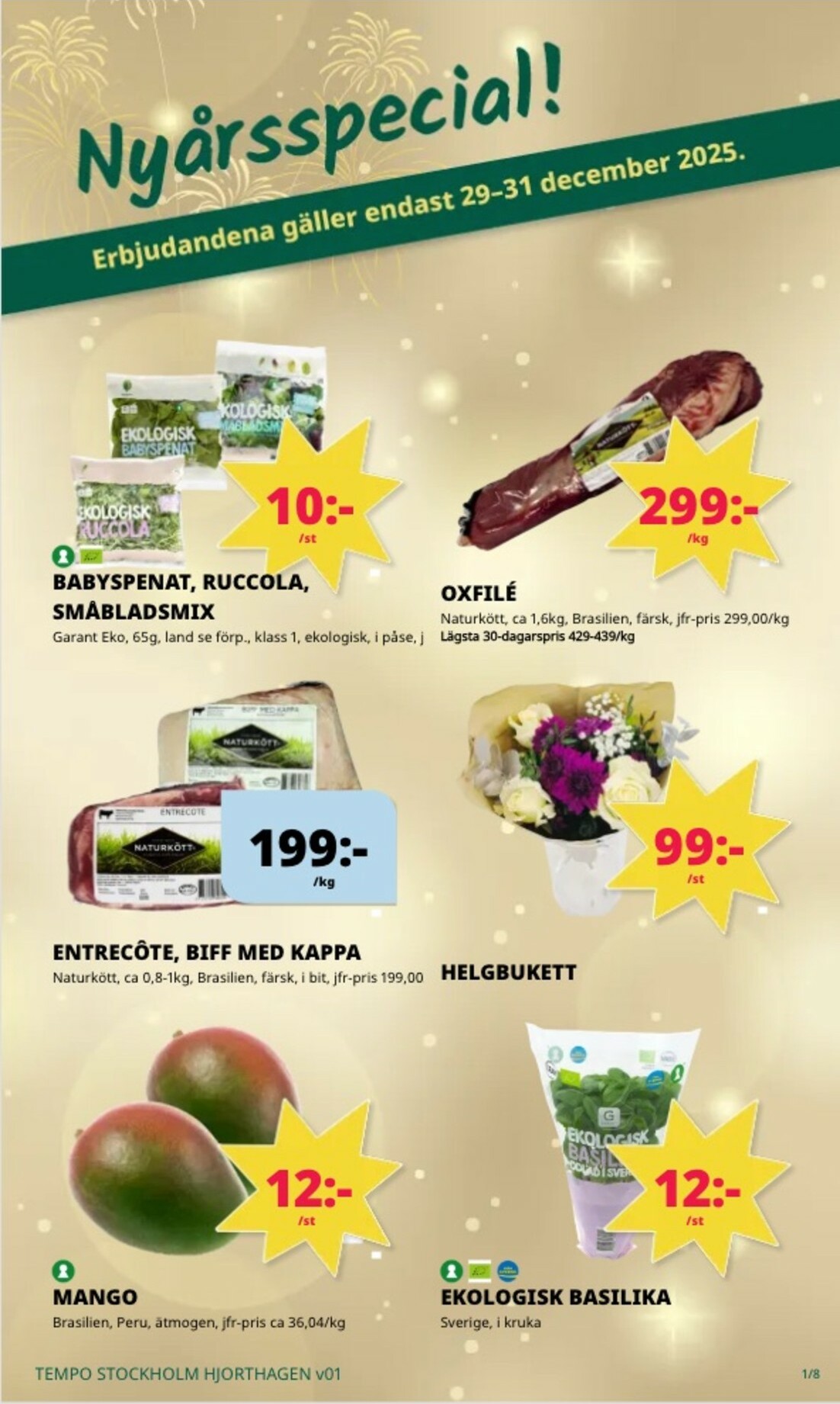 tempo - Tempo-reklambladet giltigt från 29/12 - 04/01