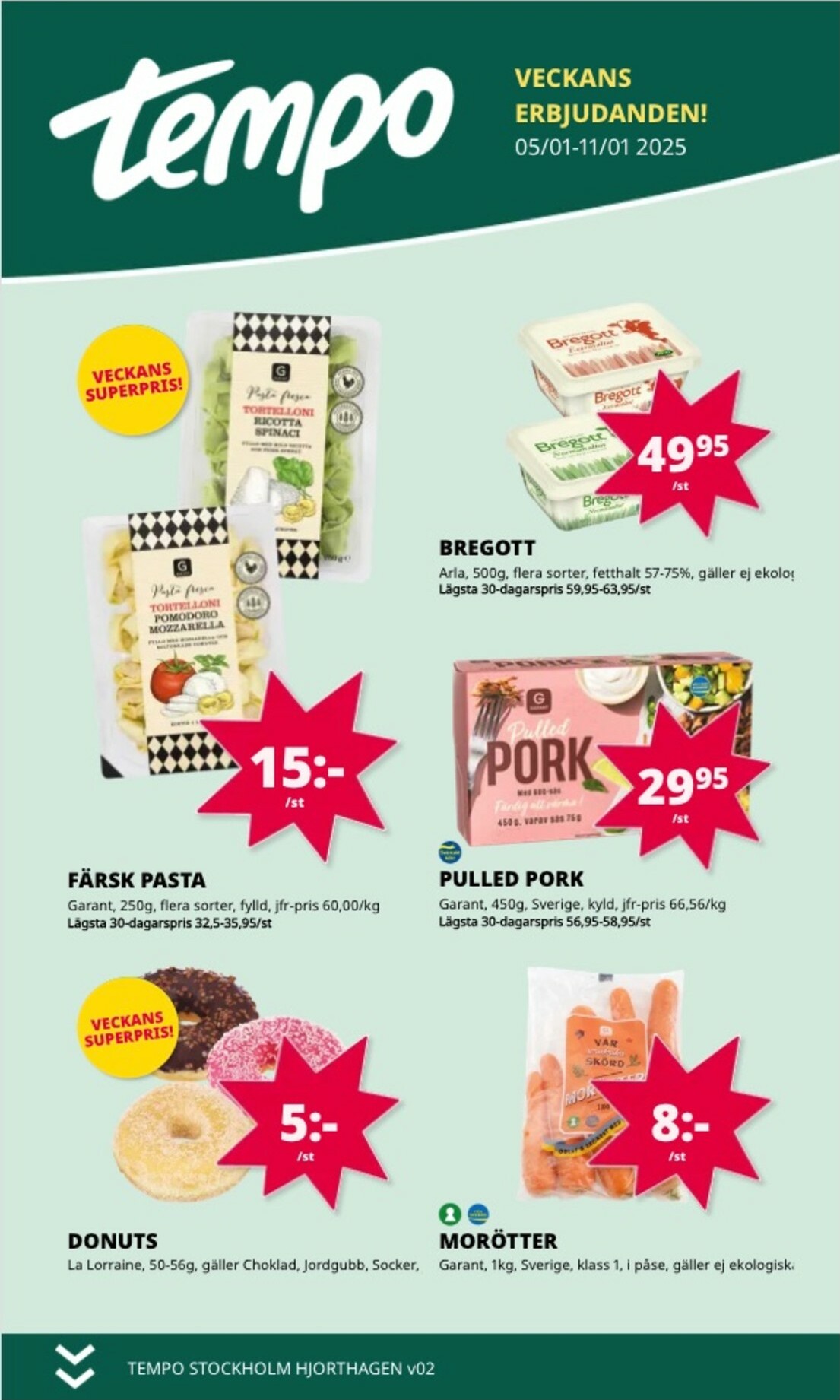 tempo - Tempo-reklambladet giltigt från 05/01 - 11/01