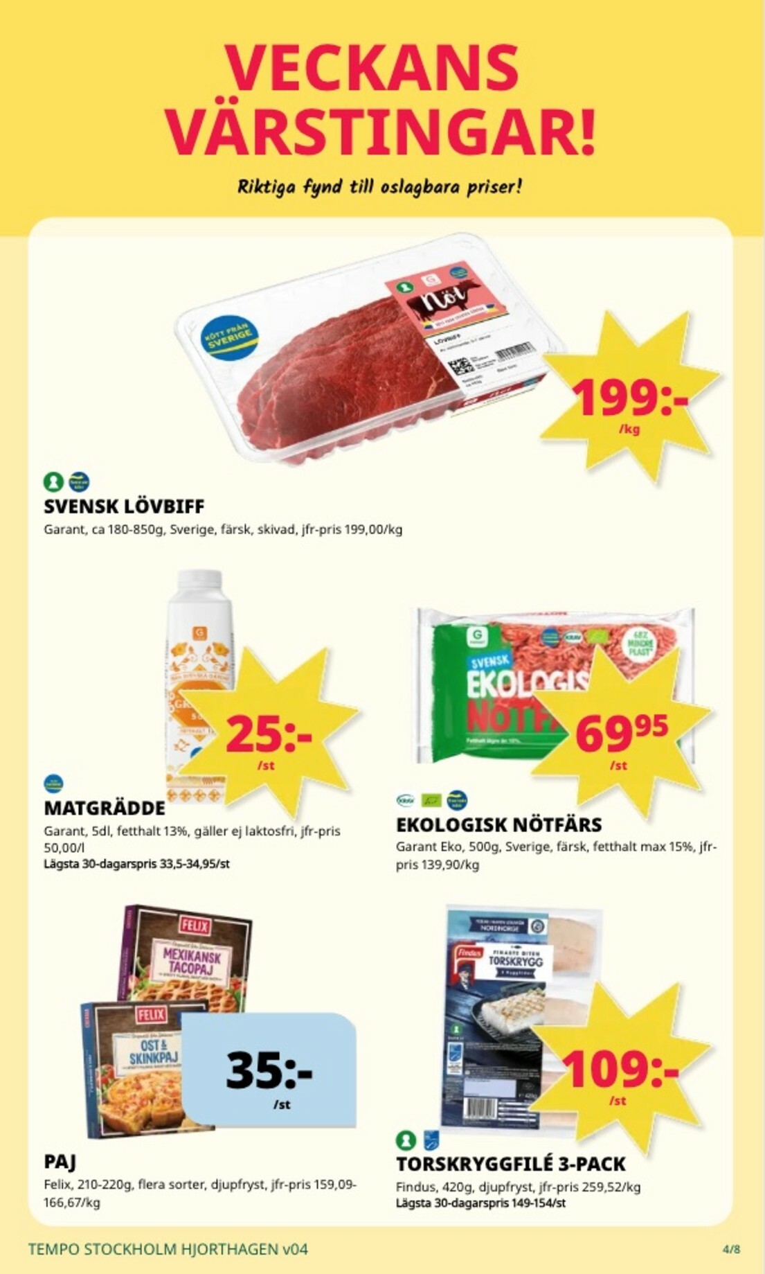 tempo - Tempo-reklambladet giltigt från 19/01 - 25/01 - page: 4