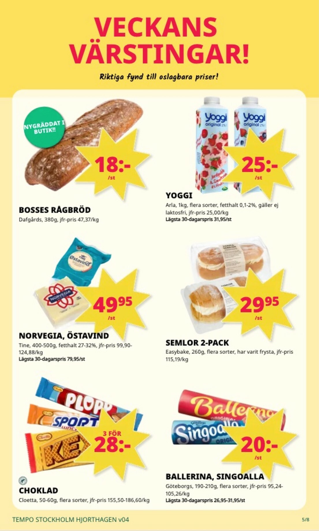 tempo - Tempo-reklambladet giltigt från 19/01 - 25/01 - page: 5