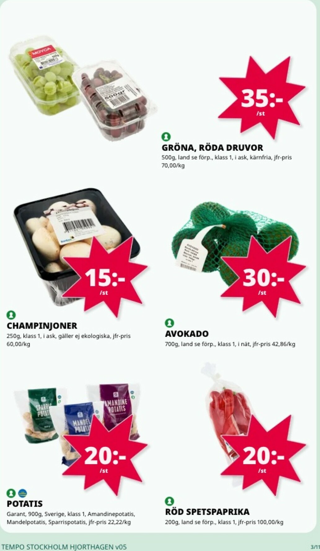 tempo - Tempo-reklambladet giltigt från 26/01 - 01/02 - page: 3