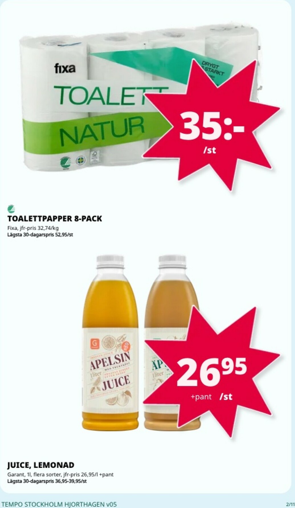 tempo - Tempo-reklambladet giltigt från 26/01 - 01/02 - page: 2