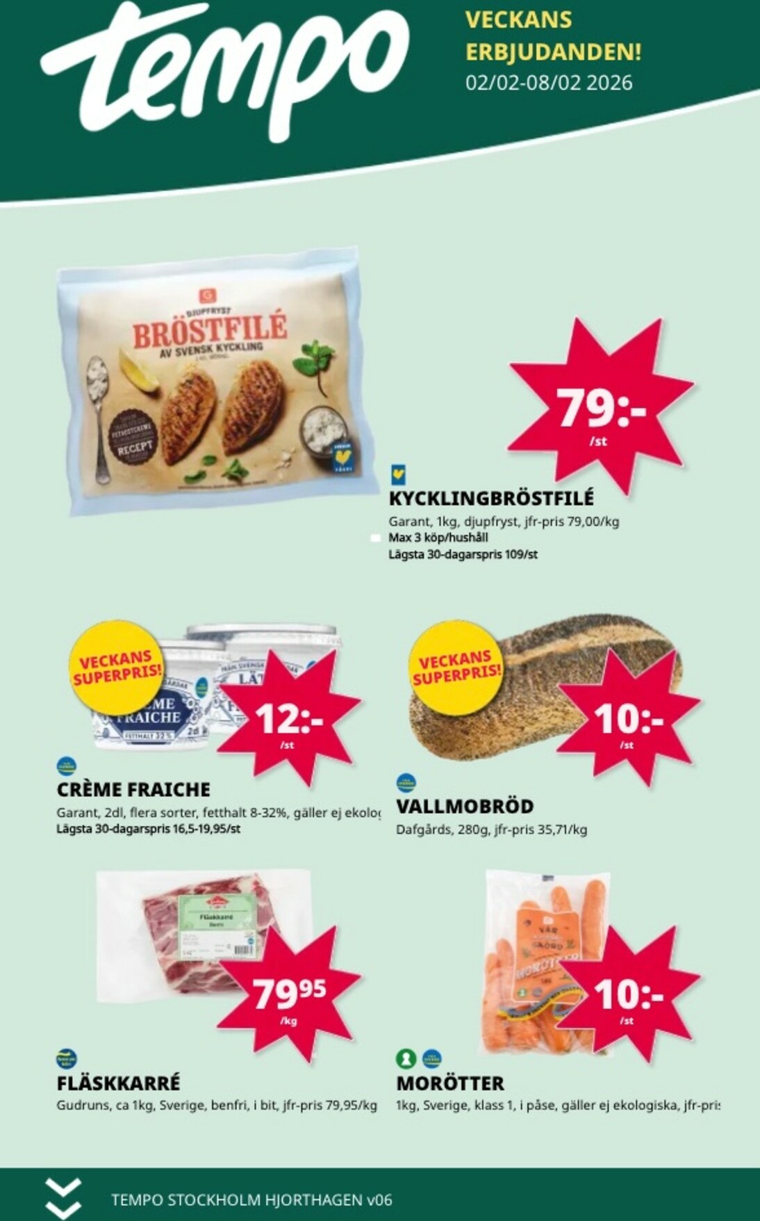 tempo - Tempo-reklambladet giltigt från 02/02/2026 - 08/02/2026 - page: 1