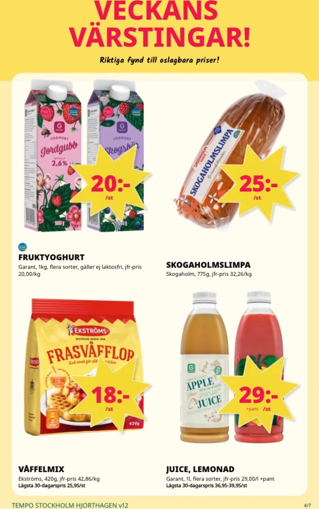 tempo - Tempo-reklambladet giltigt från 16/03/2026 - 22/03/2026 - page: 4