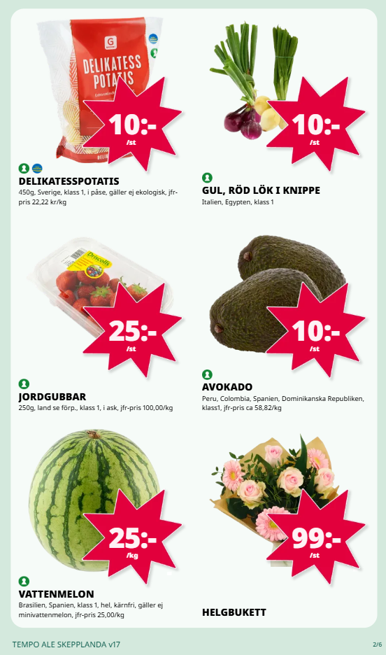 tempo - Aktuellt Tempo reklamblad giltigt från måndag 20/04/2026 till söndag 26/04/2026 - page: 2