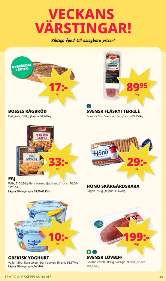 tempo - Aktuellt Tempo reklamblad giltigt från måndag 20/04/2026 till söndag 26/04/2026 - page: 3