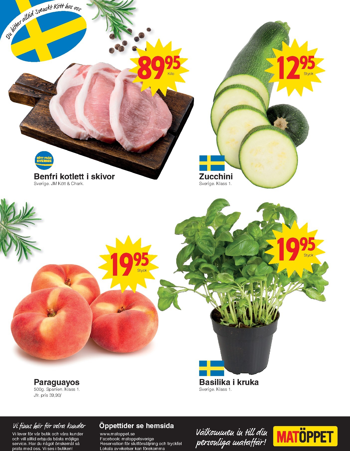 matoppet - Aktuellt Matöppet reklamblad från måndag, 06/07/2026 till söndag, 12/07/2026 - page: 4