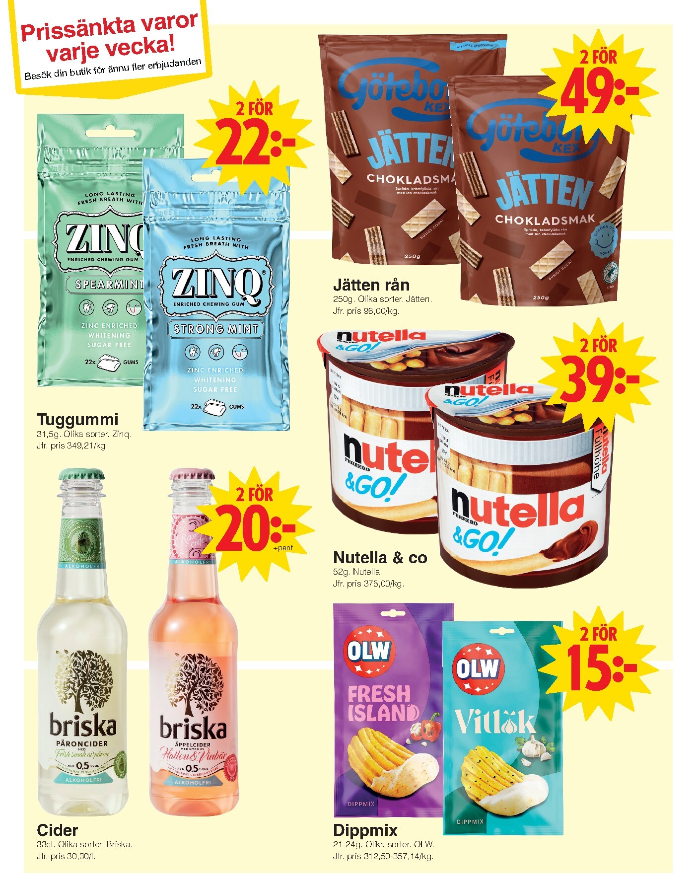 matoppet - Aktuellt Matöppet reklamblad från måndag, 20/07/2026 till söndag, 26/07/2026 - page: 3