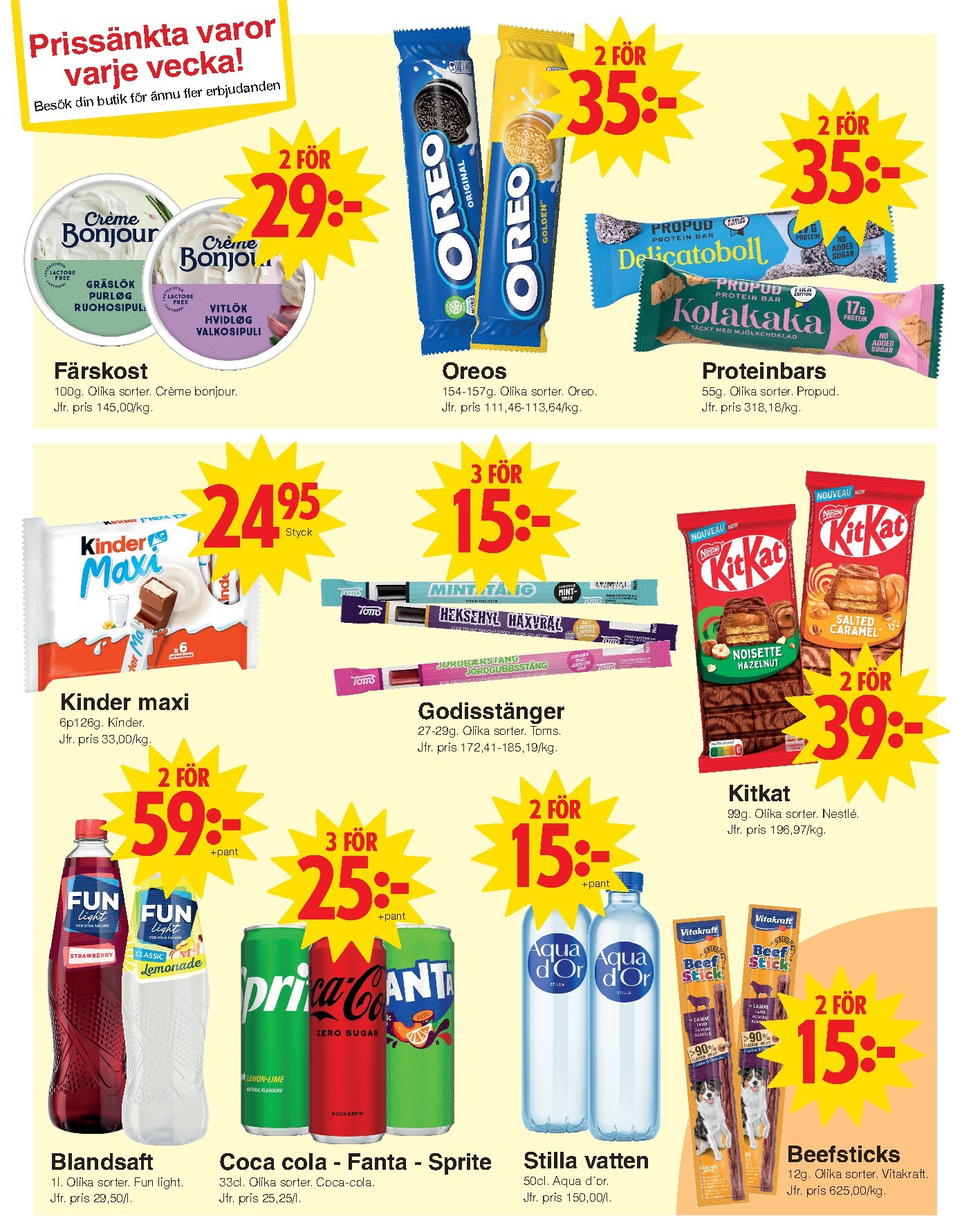 matoppet - Aktuellt Matöppet reklamblad från måndag, 27/07/2026 till söndag, 02/08/2026 - page: 3