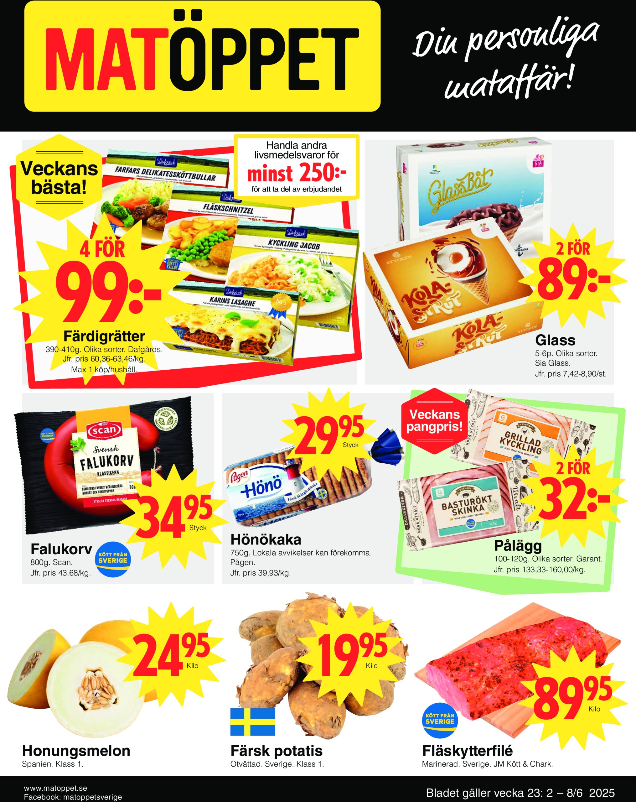 matoppet - Matöppet-reklambladet giltigt från 02/06 - 08/06