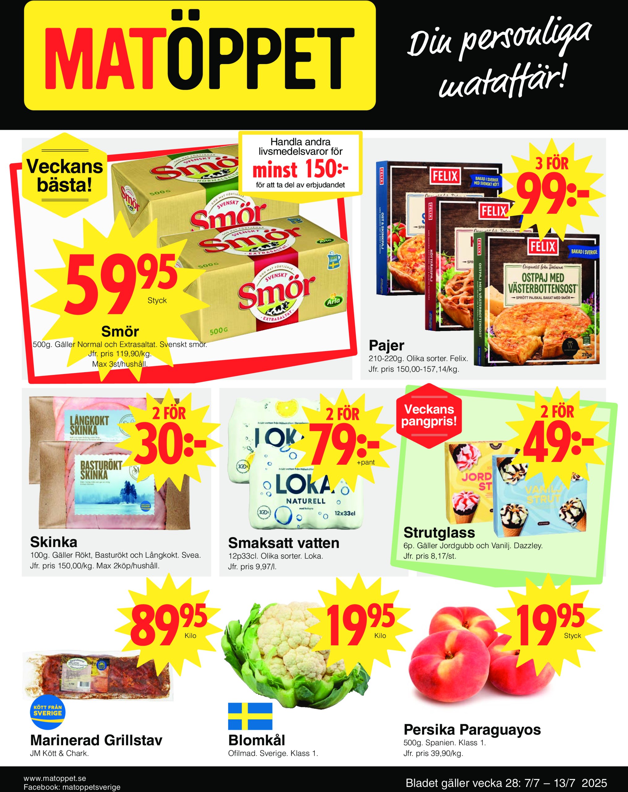matoppet - Matöppet-reklambladet giltigt från 07/07 - 13/07