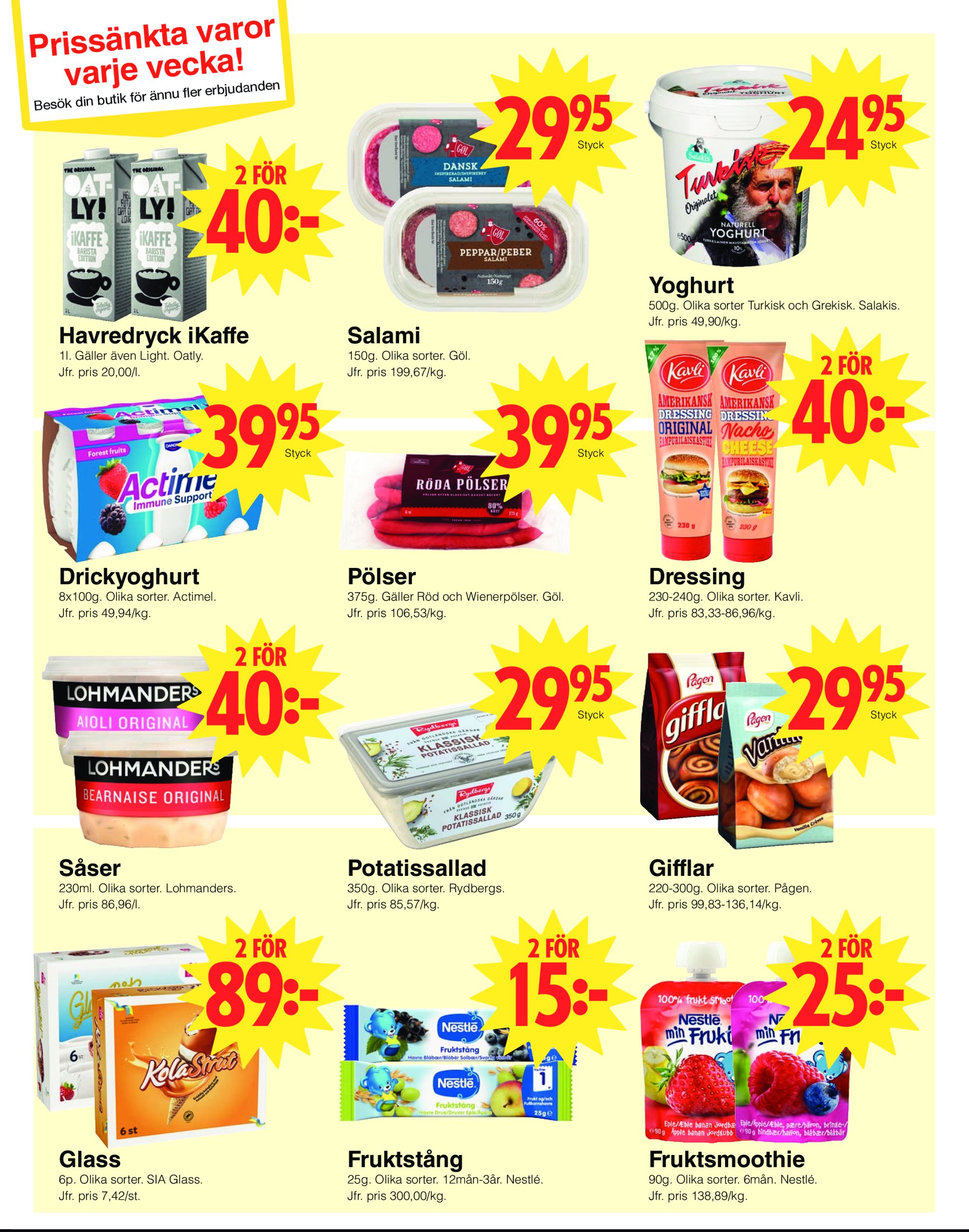 matoppet - Matöppet-reklambladet giltigt från 14/07 - 20/07 - page: 3
