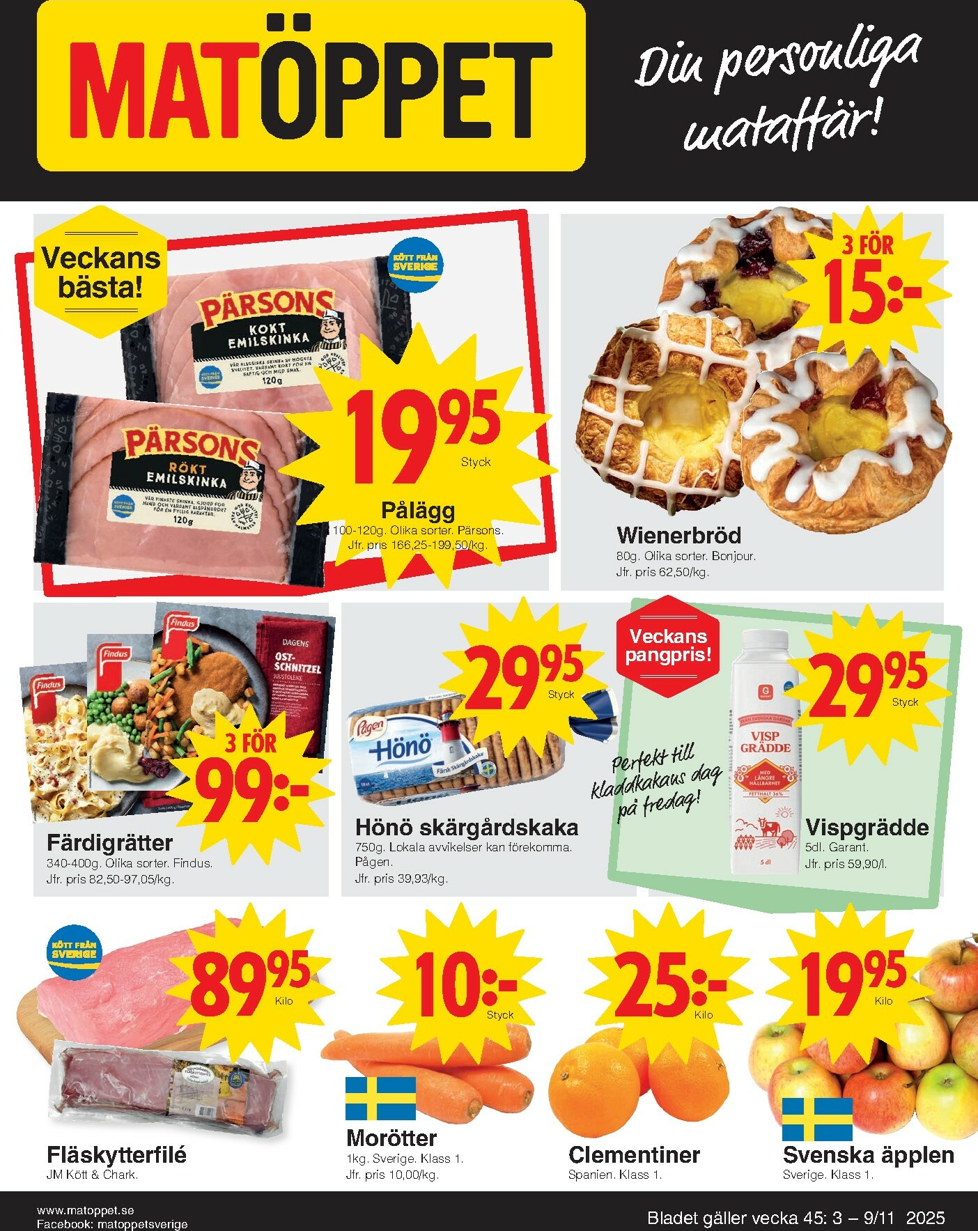 matoppet - Matöppet-reklambladet giltigt från 03/11 - 09/11