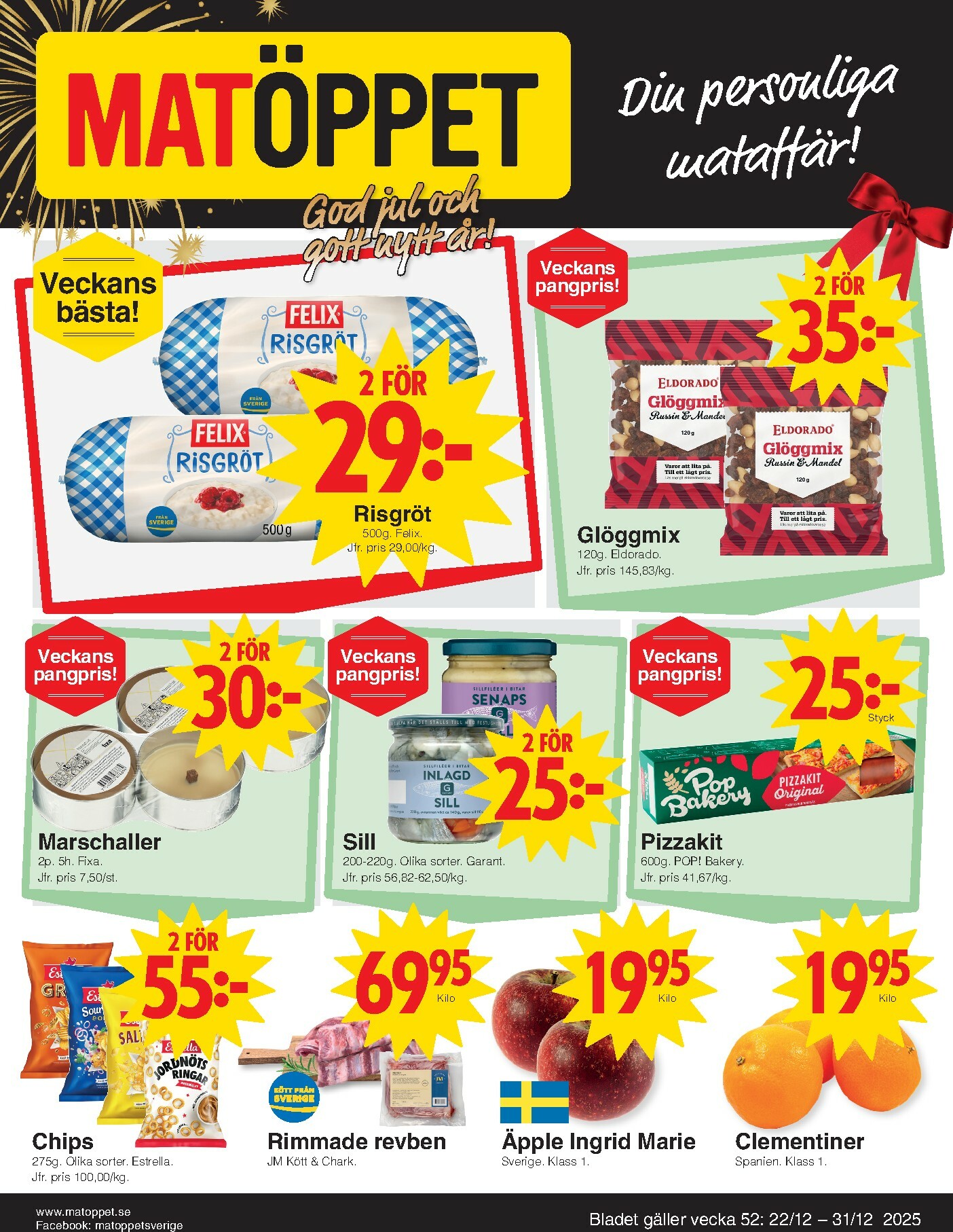 matoppet - Matöppet-reklambladet giltigt från 22/12 - 31/12