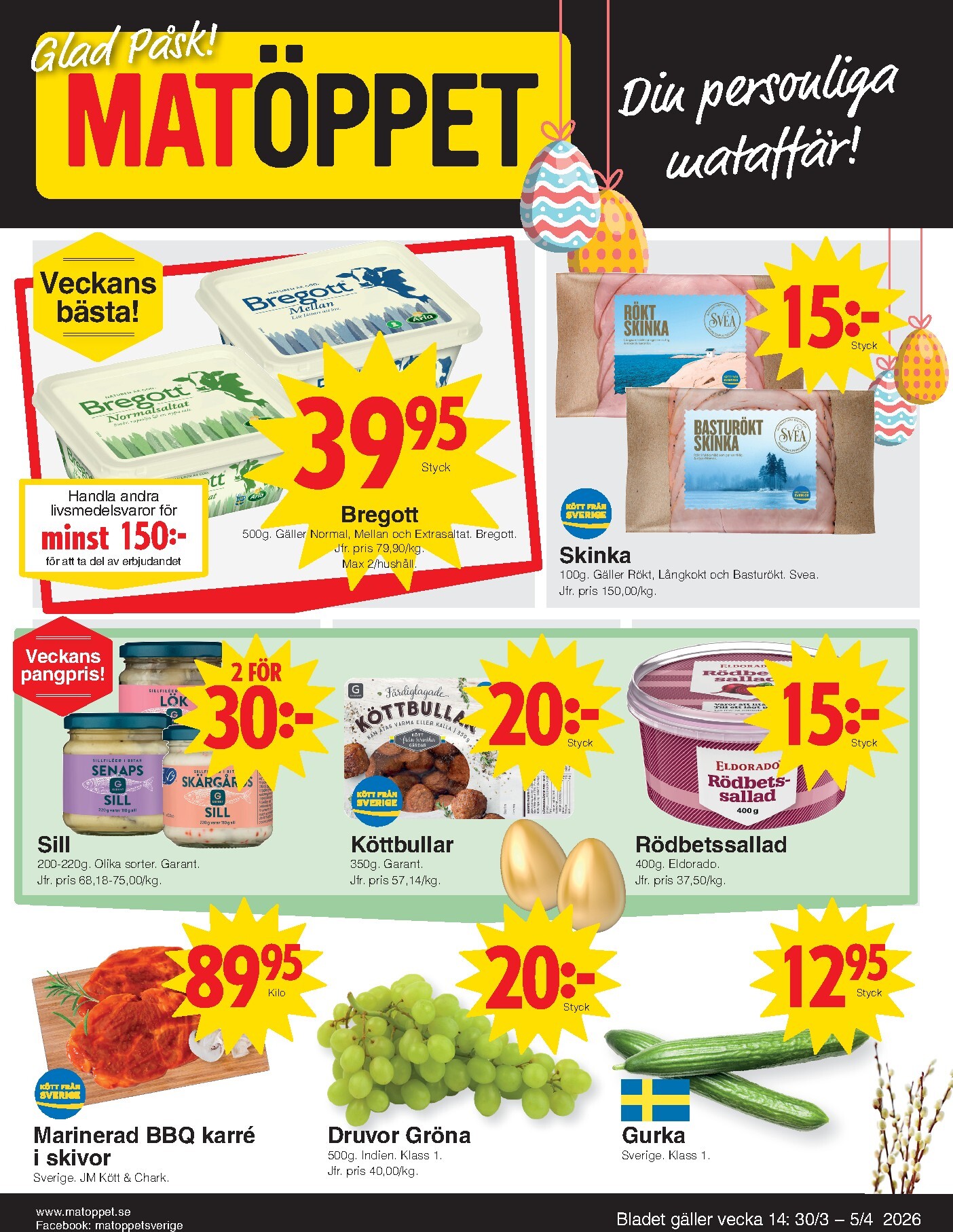matoppet - Matöppet-reklambladet giltigt från 30/03/2026 - 05/04/2026