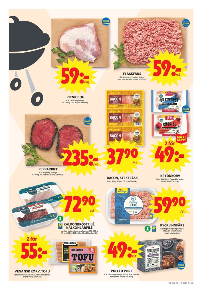 ica-maxi - Aktuellt ICA Maxi reklamblad från måndag, 03/08/2026 till söndag, 09/08/2026 - page: 2