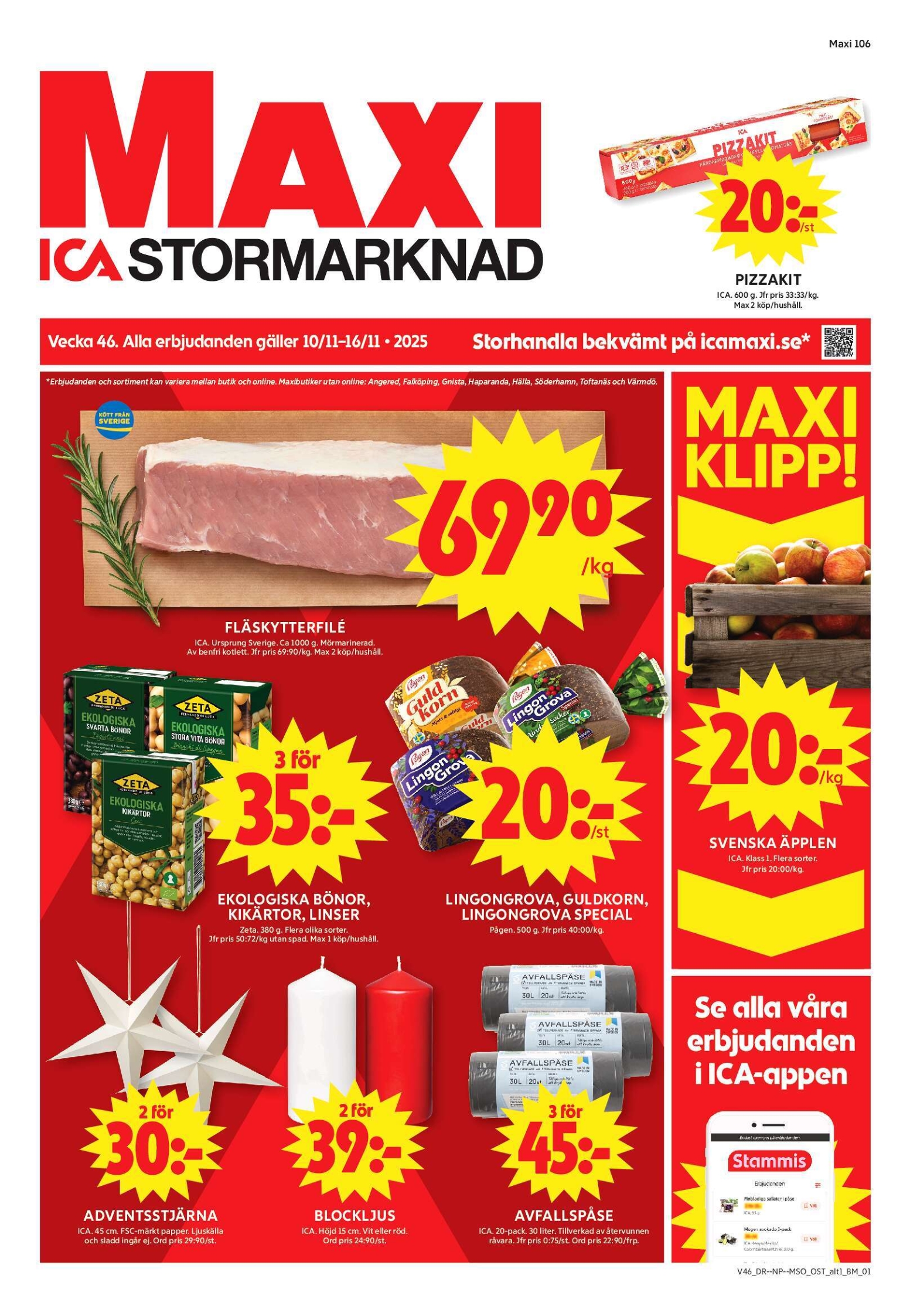 ica-maxi - ICA Maxi-reklambladet giltigt från 10/11 - 16/11