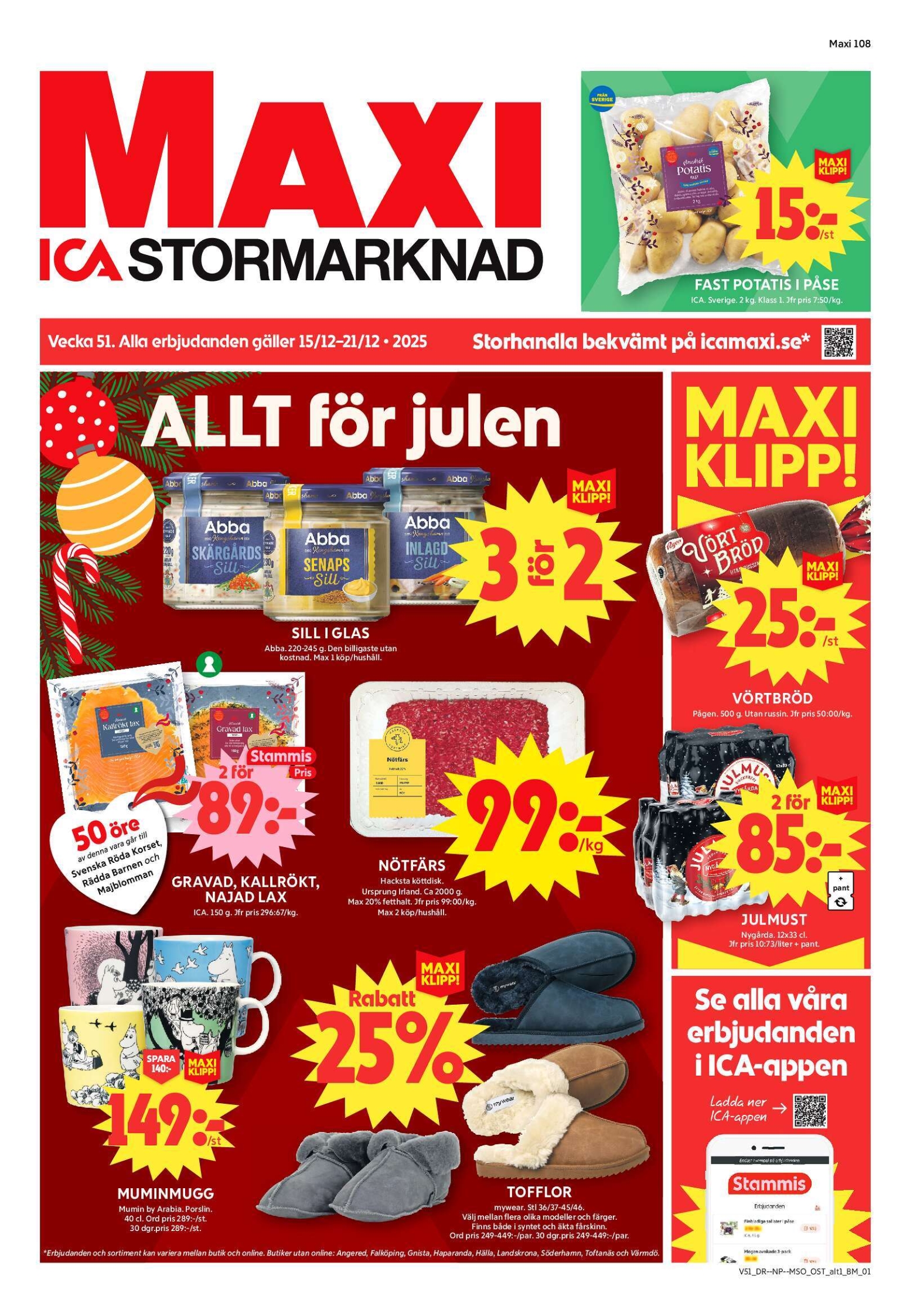 ica-maxi - ICA Maxi-reklambladet giltigt från 15/12 - 21/12