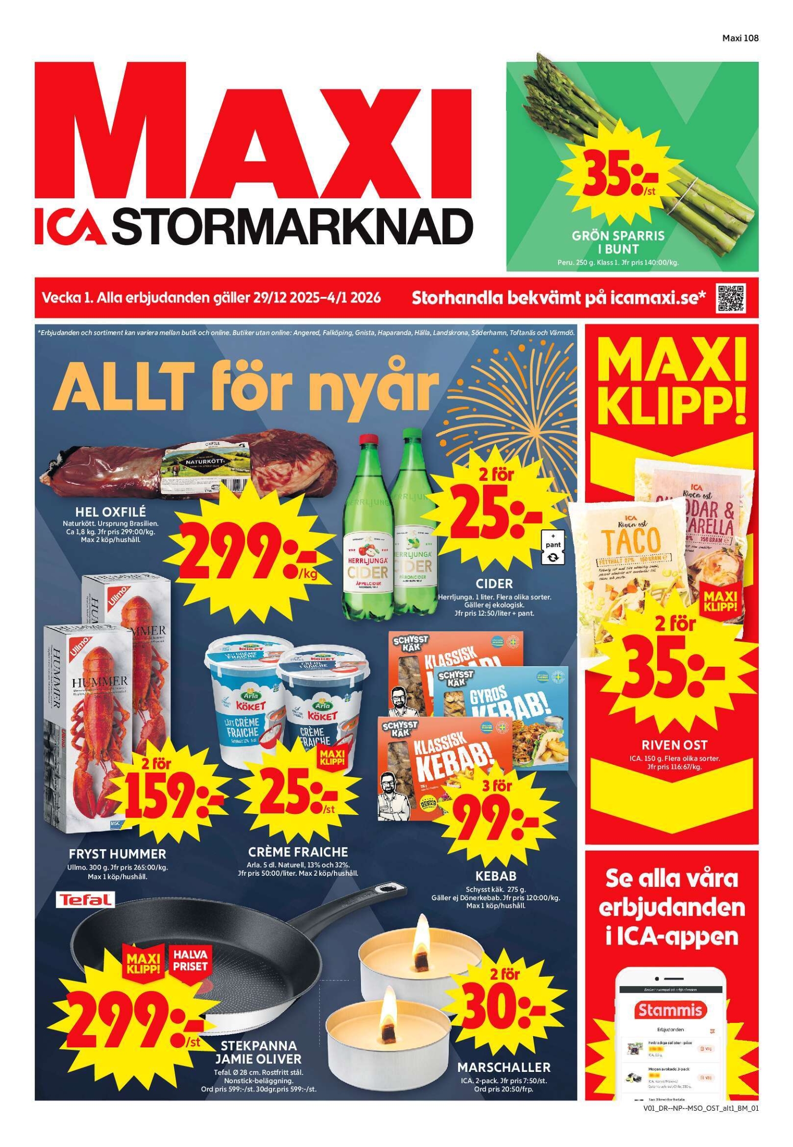 ica-maxi - ICA Maxi-reklambladet giltigt från 29/12 - 04/01