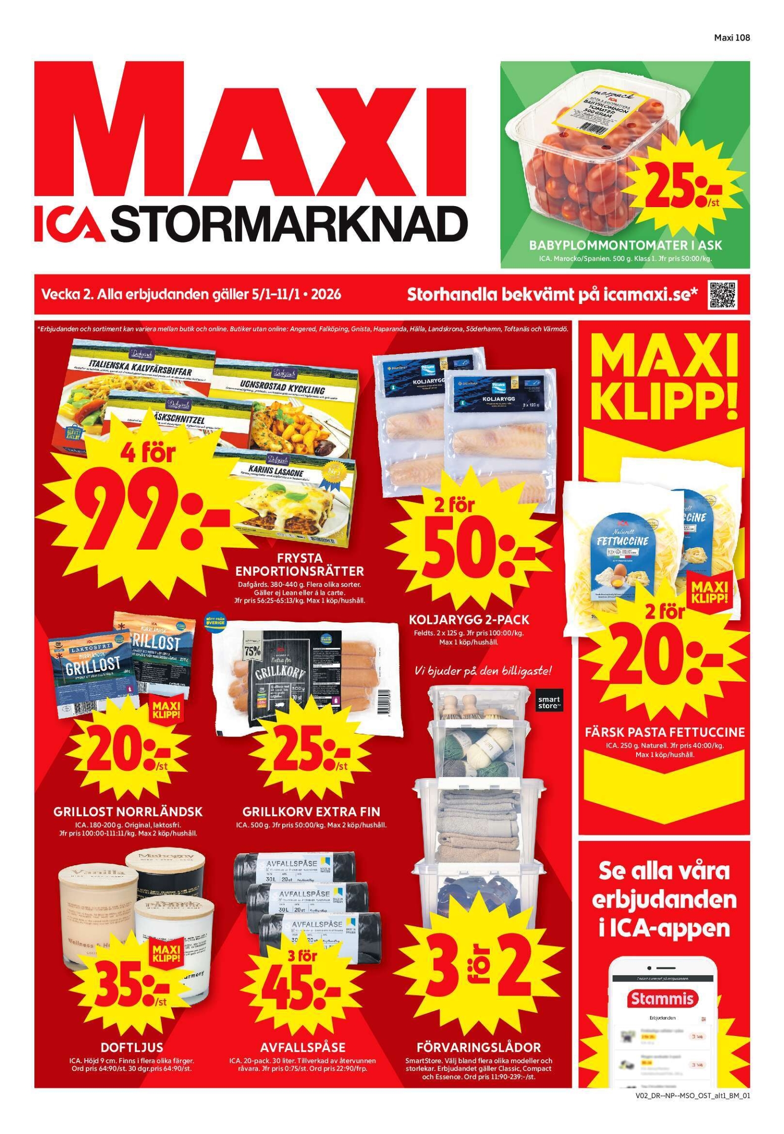 ica-maxi - ICA Maxi-reklambladet giltigt från 05/01 - 11/01