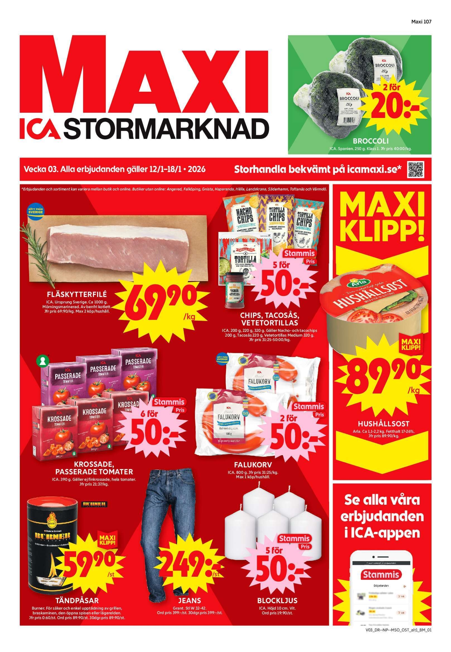 ica-maxi - ICA Maxi-reklambladet giltigt från 12/01 - 18/01