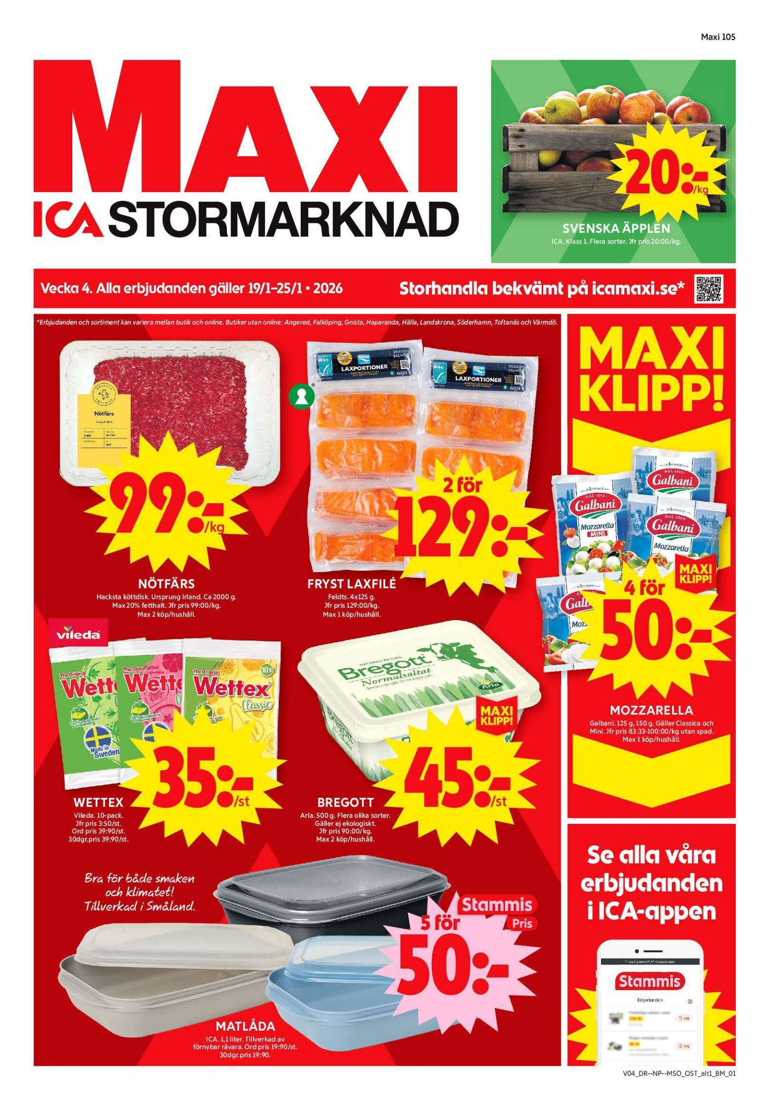 ica-maxi - ICA Maxi-reklambladet giltigt från 19/01 - 25/01