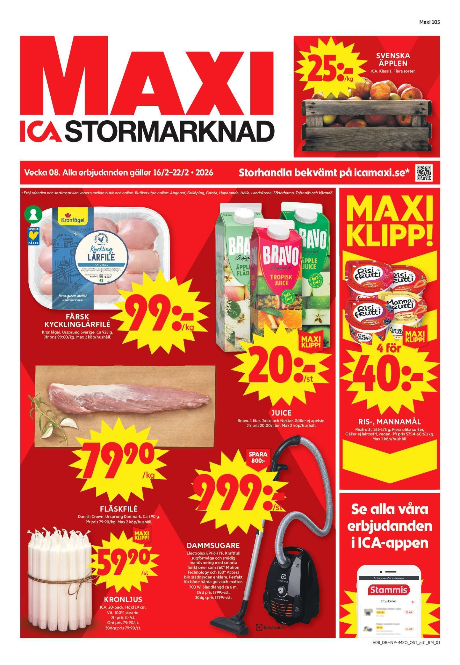 ica-maxi - ICA Maxi-reklambladet giltigt från 16/02/2026 - 22/02/2026