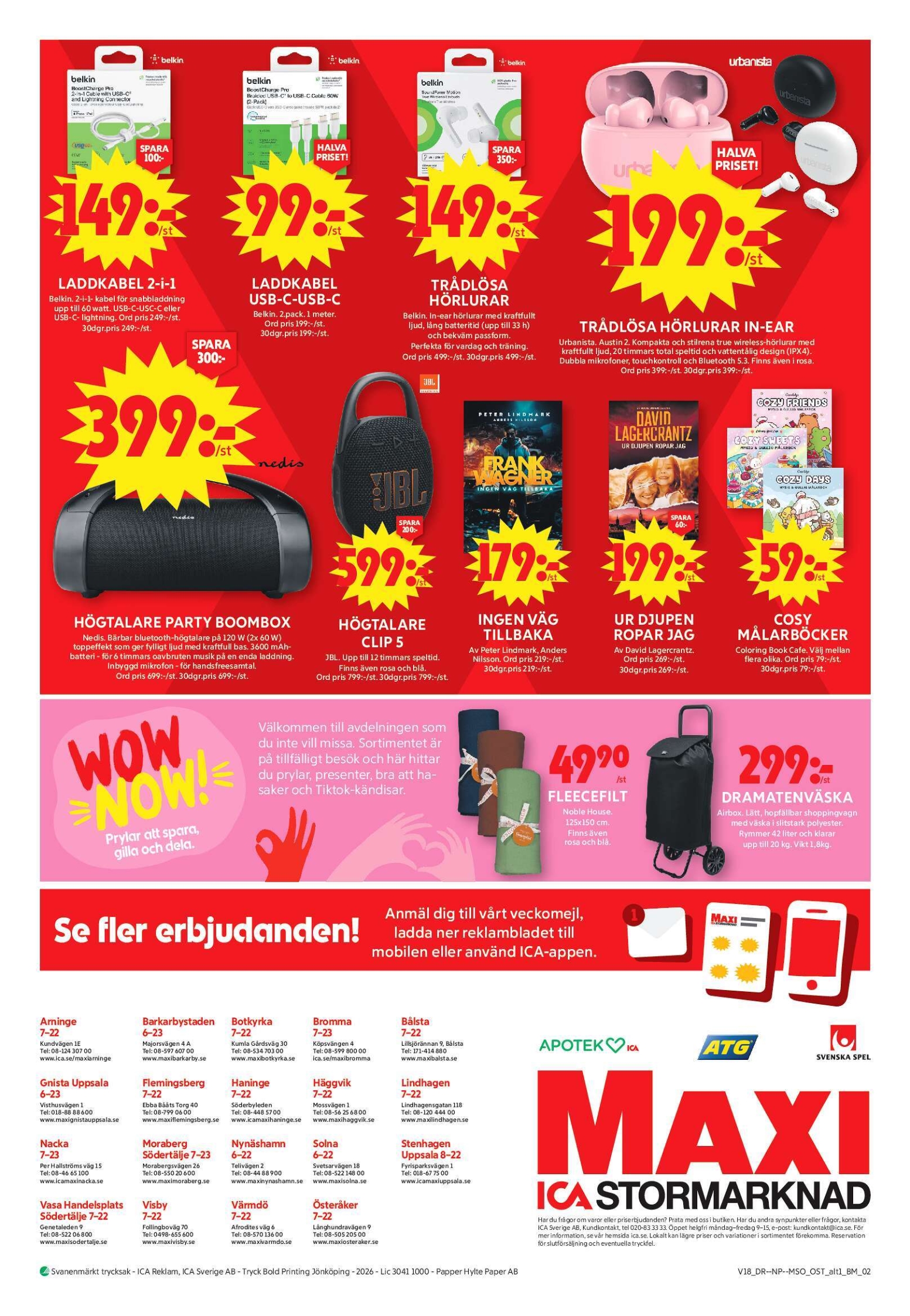 ica-maxi - Aktuellt ICA Maxi reklamblad giltigt från måndag 27/04/2026 till söndag 03/05/2026 - page: 16