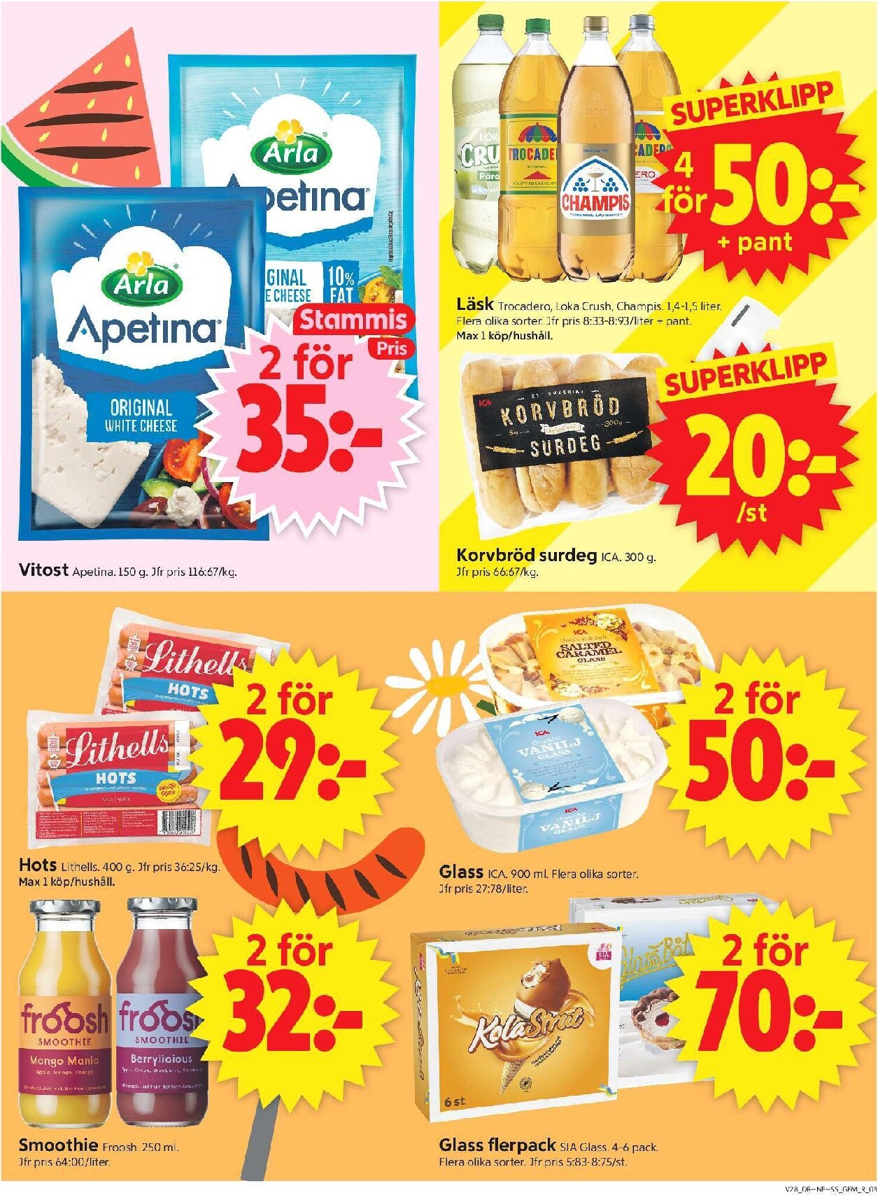 ica-supermarket - Aktuellt ICA Supermarket reklamblad från måndag, 06/07/2026 till söndag, 12/07/2026 - page: 3