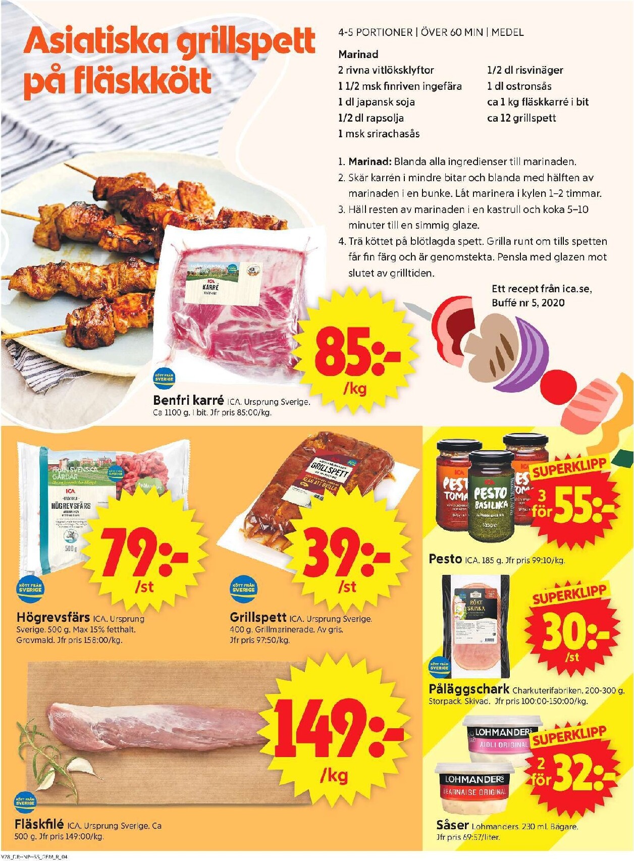 ica-supermarket - Aktuellt ICA Supermarket reklamblad från måndag, 06/07/2026 till söndag, 12/07/2026 - page: 4
