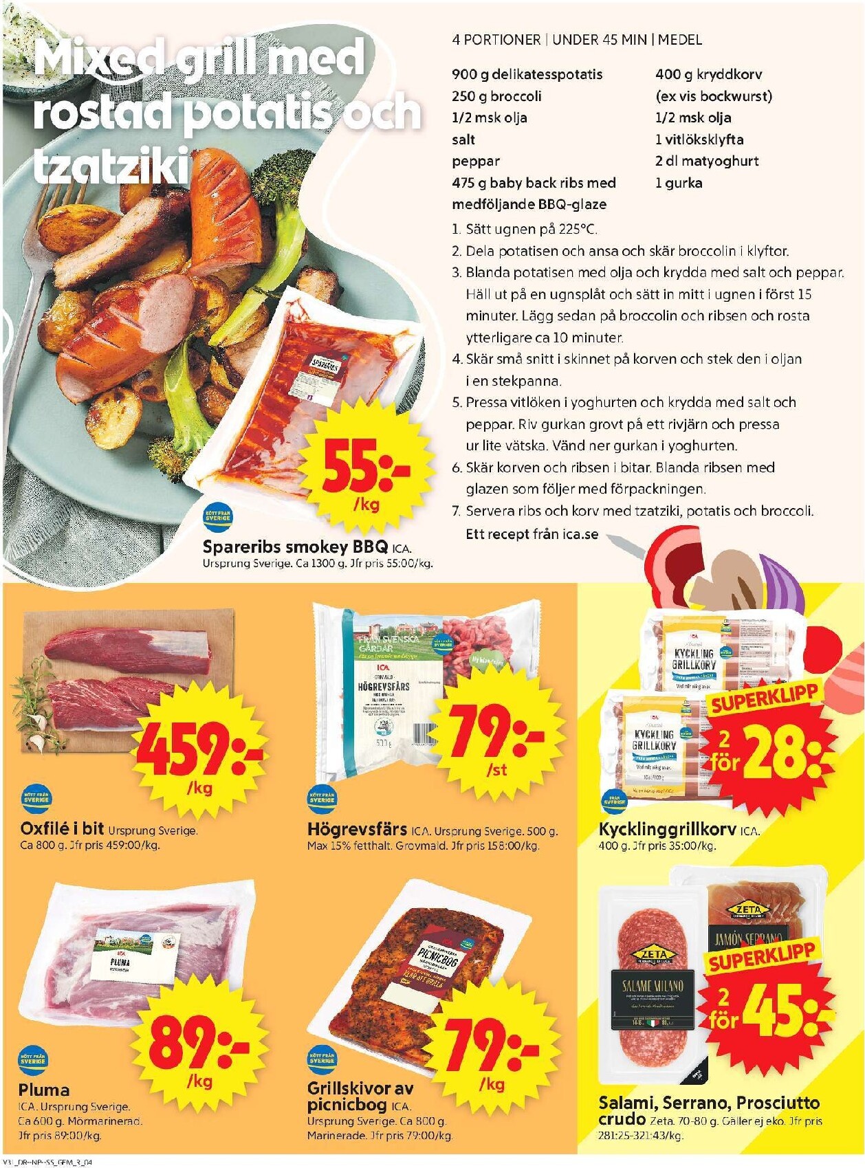 ica-supermarket - Aktuellt ICA Supermarket reklamblad från måndag, 27/07/2026 till söndag, 02/08/2026 - page: 4