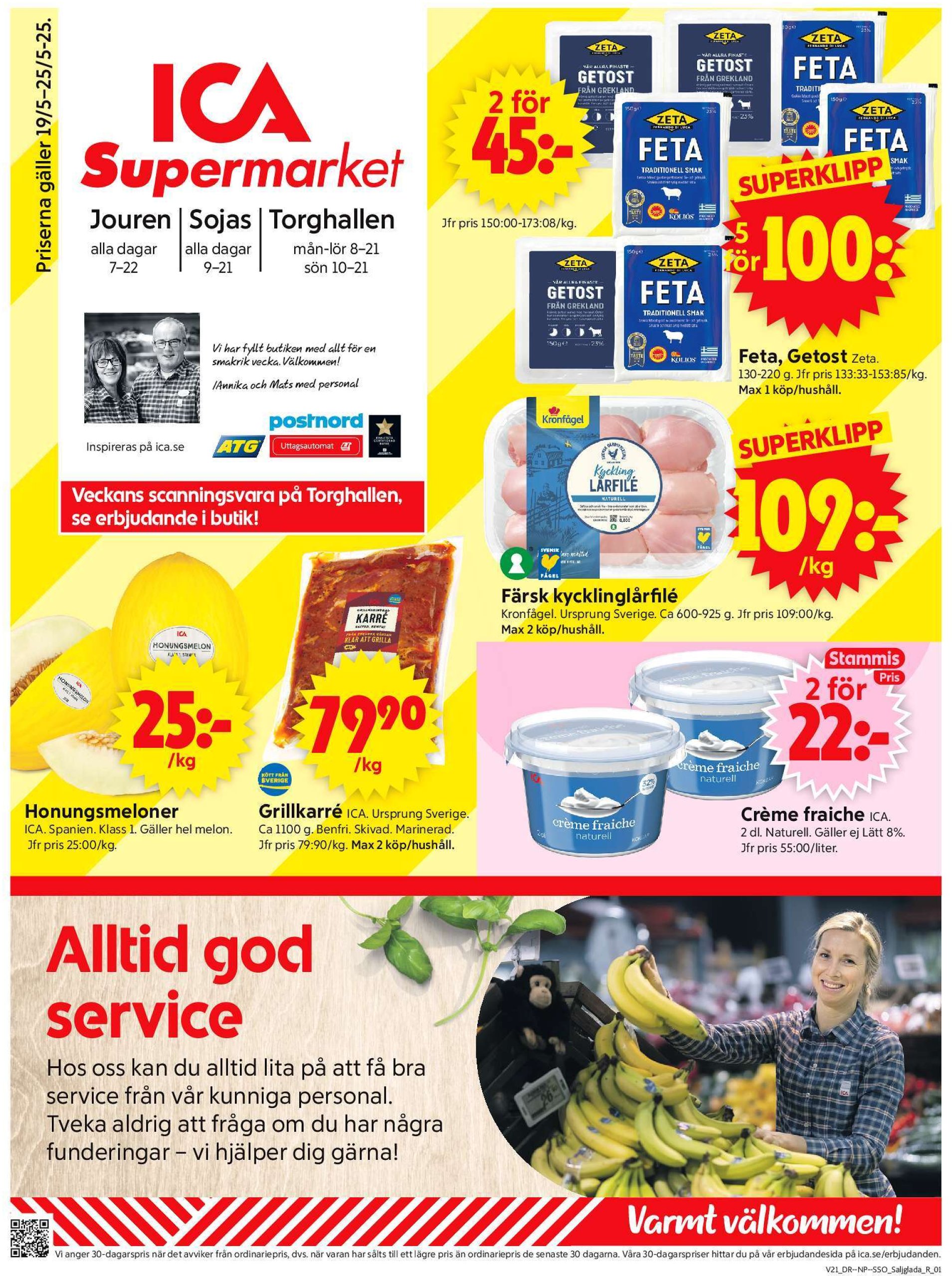 ica-supermarket - ICA Supermarket-reklambladet giltigt från 19/05 - 25/05