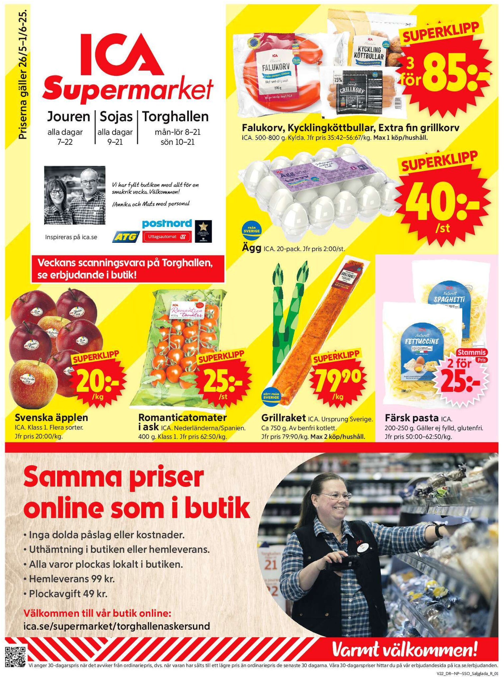ica-supermarket - ICA Supermarket-reklambladet giltigt från 26/05 - 01/06