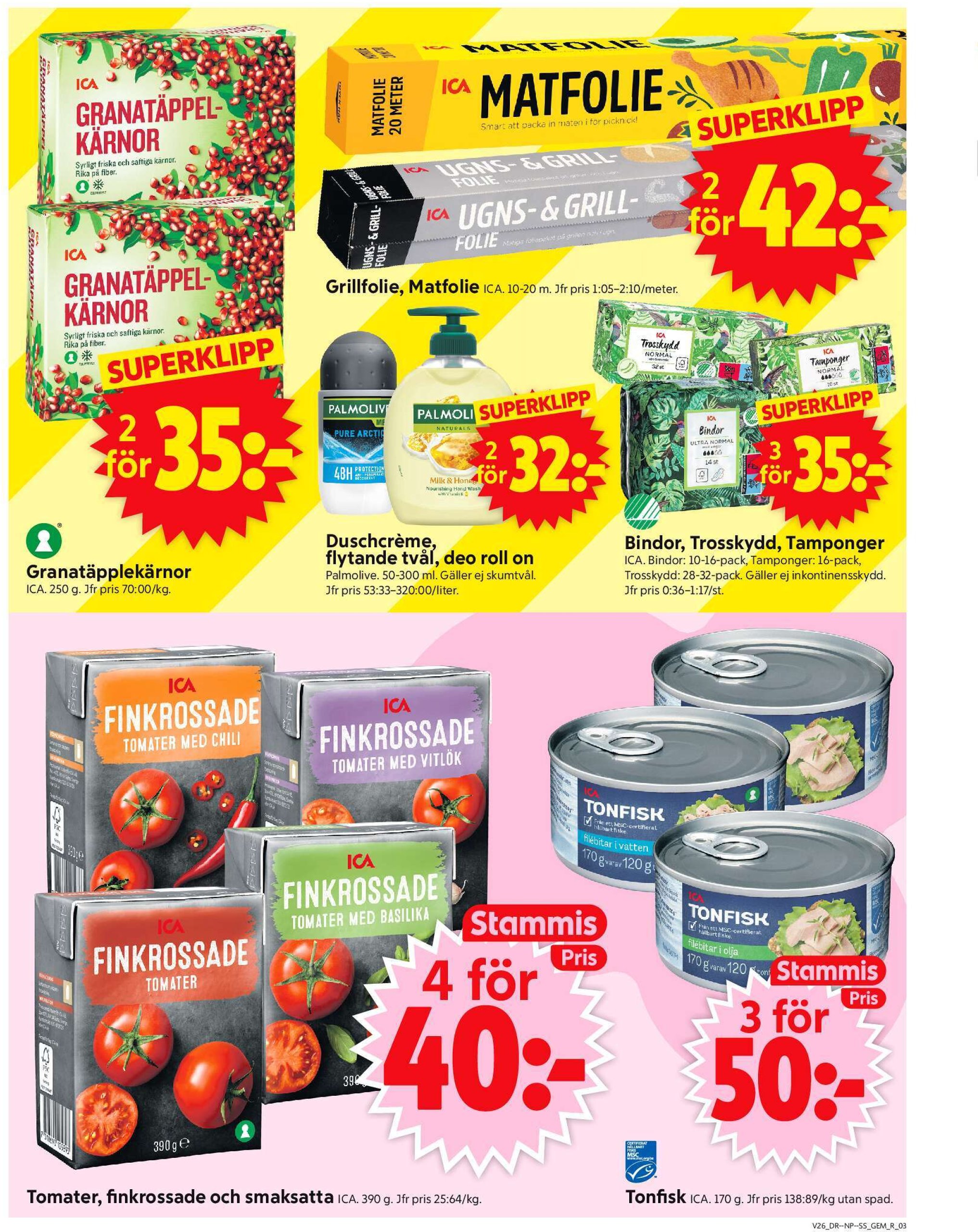 ica-supermarket - ICA Supermarket-reklambladet giltigt från 23/06 - 29/06 - page: 3